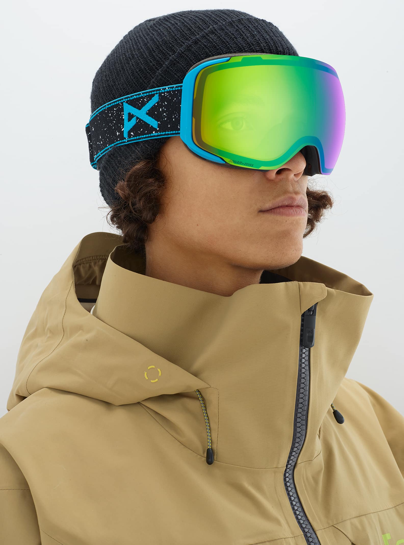 Anon Mens M2 Fog Free Lens Ski Snow Goggle Black Burton Snowboards 185561 Goggles