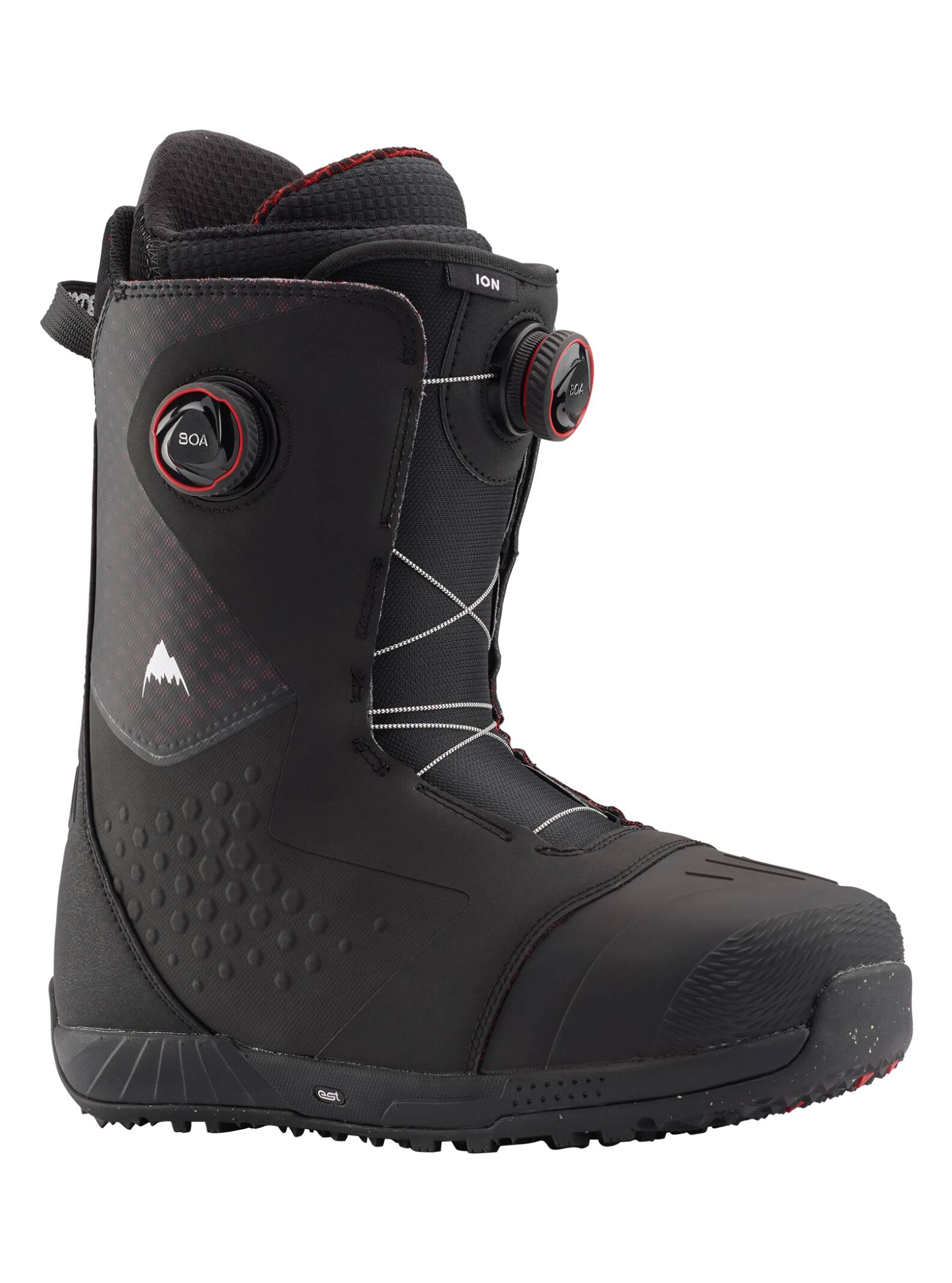 Burton - Boots de snowboard Ion Boa® homme, Black / Red, 105