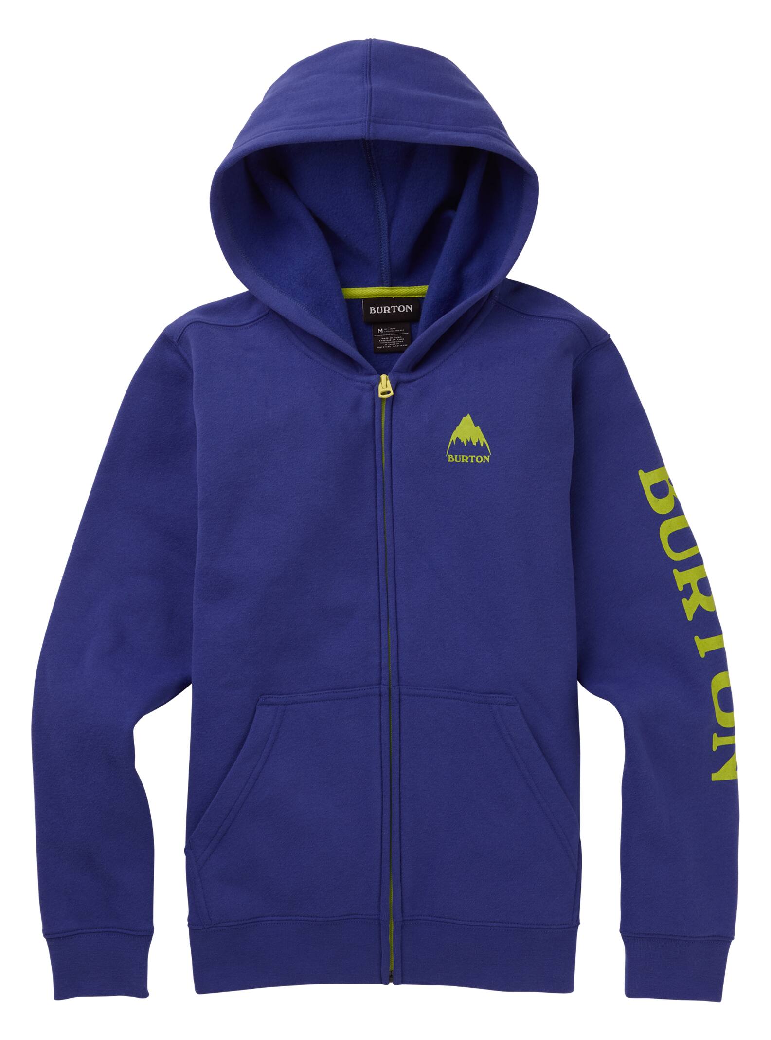 Burton - Sweat à capuche zippé Recycled Elite enfant, Royal Blue, L