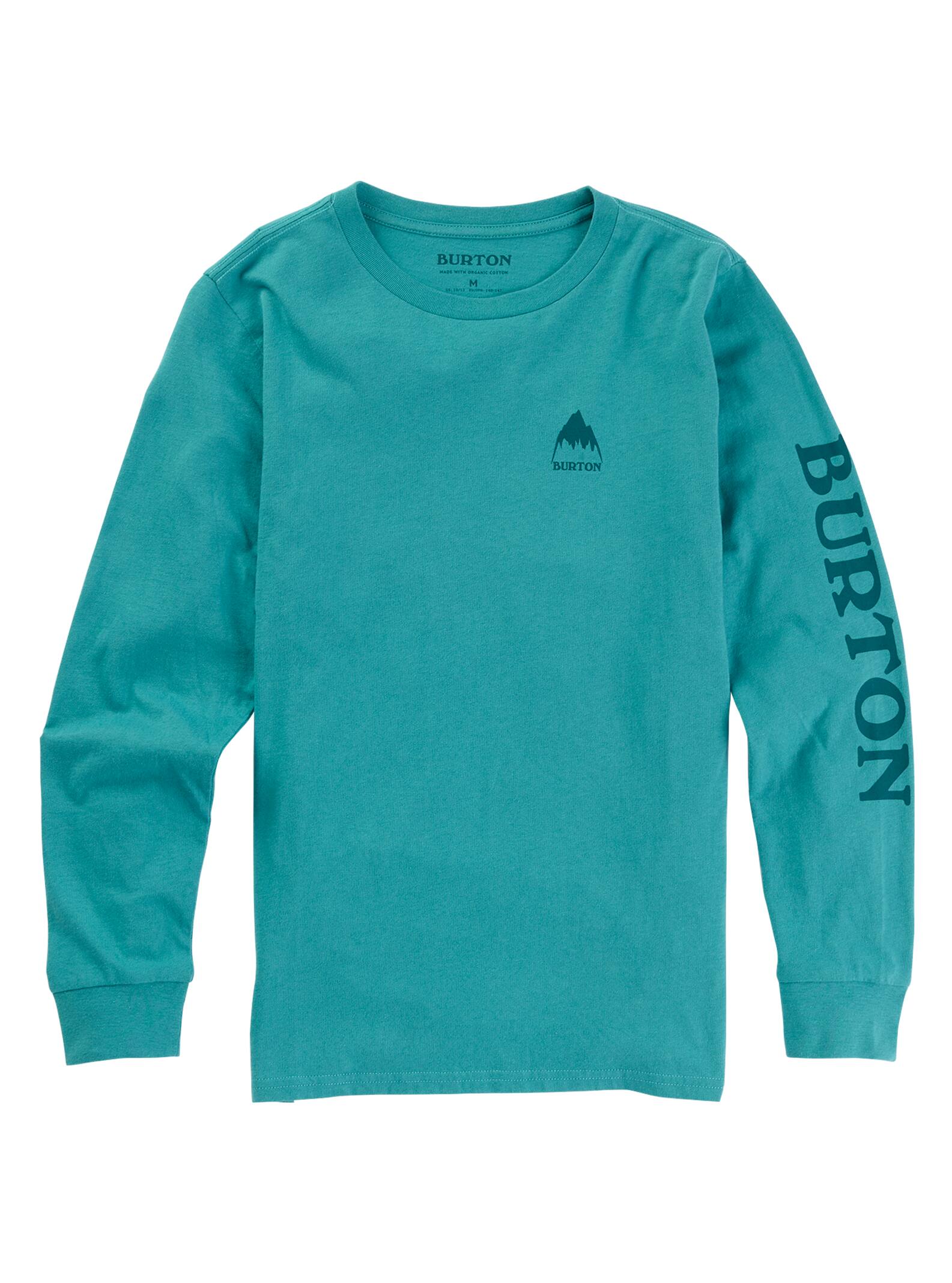 Burton - T-shirt à manches longues Elite garçon, Green-Blue Slate, XL