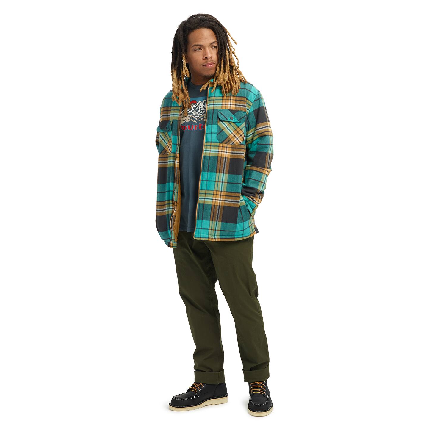 flannel snowboard jacket