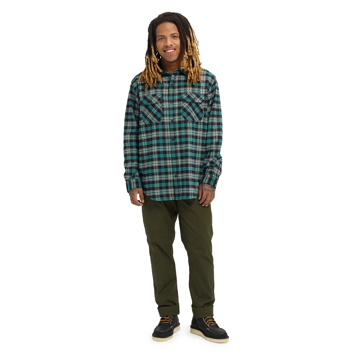 men's burton brighton tech insulated flannel