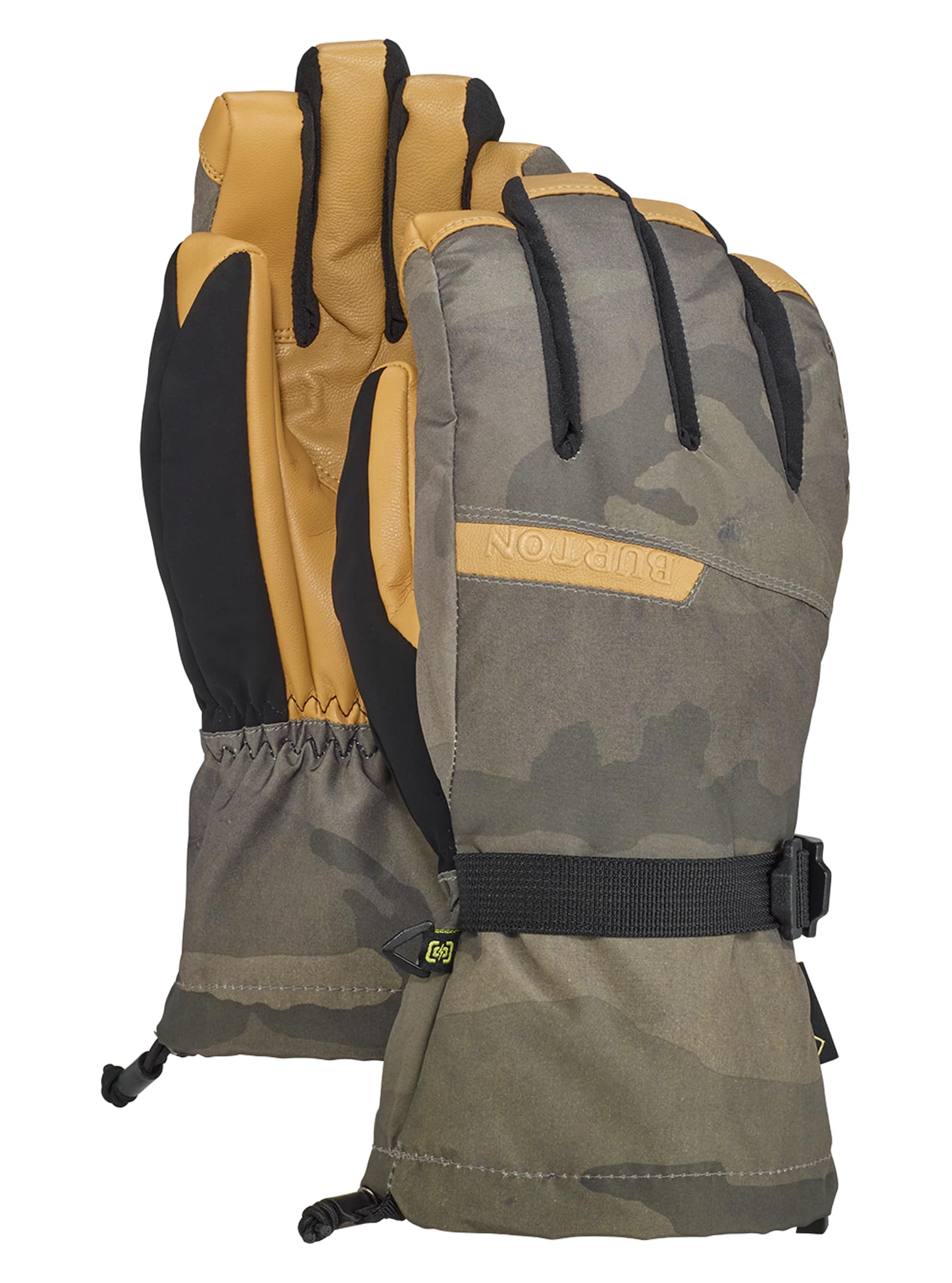 Burton - Gants Deluxe GORE-TEX homme, Worn Camo, S