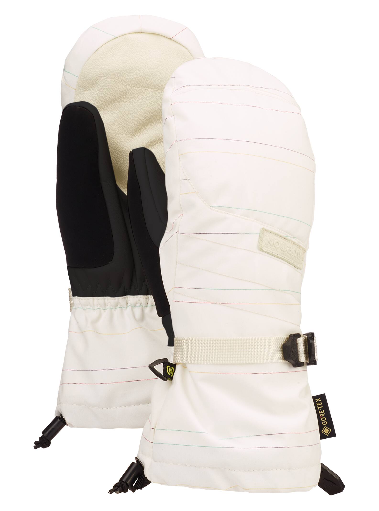 Burton  - Moufles Deluxe GORE-TEX femme, Stout White Spacedye, L