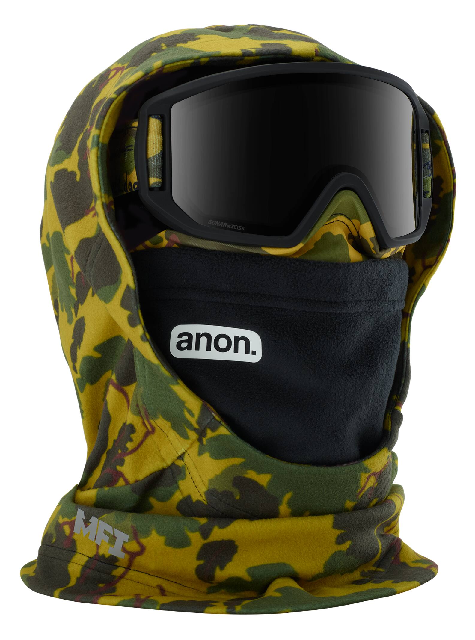 Anon - Passe-montagne à capuche MFI enfant, Camo, 1SZ