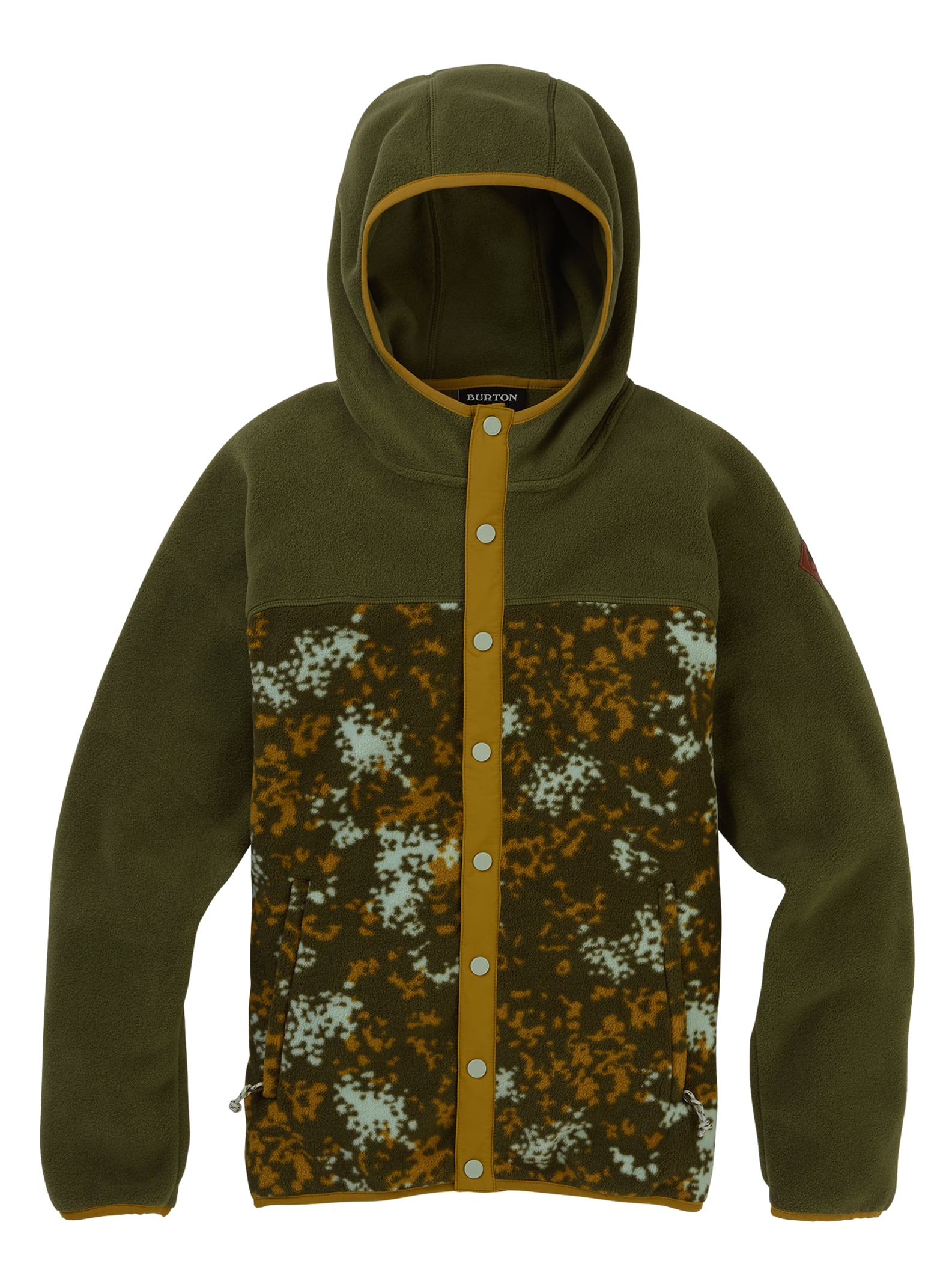 Burton - Polaire à boutons pression Hearth femme, Keef / Wheeler Camo, M
