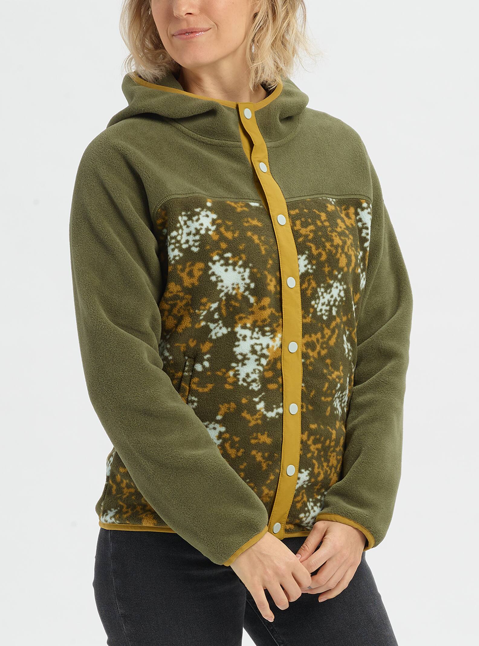 Women's Burton Hearth Snap-Up Fleece 