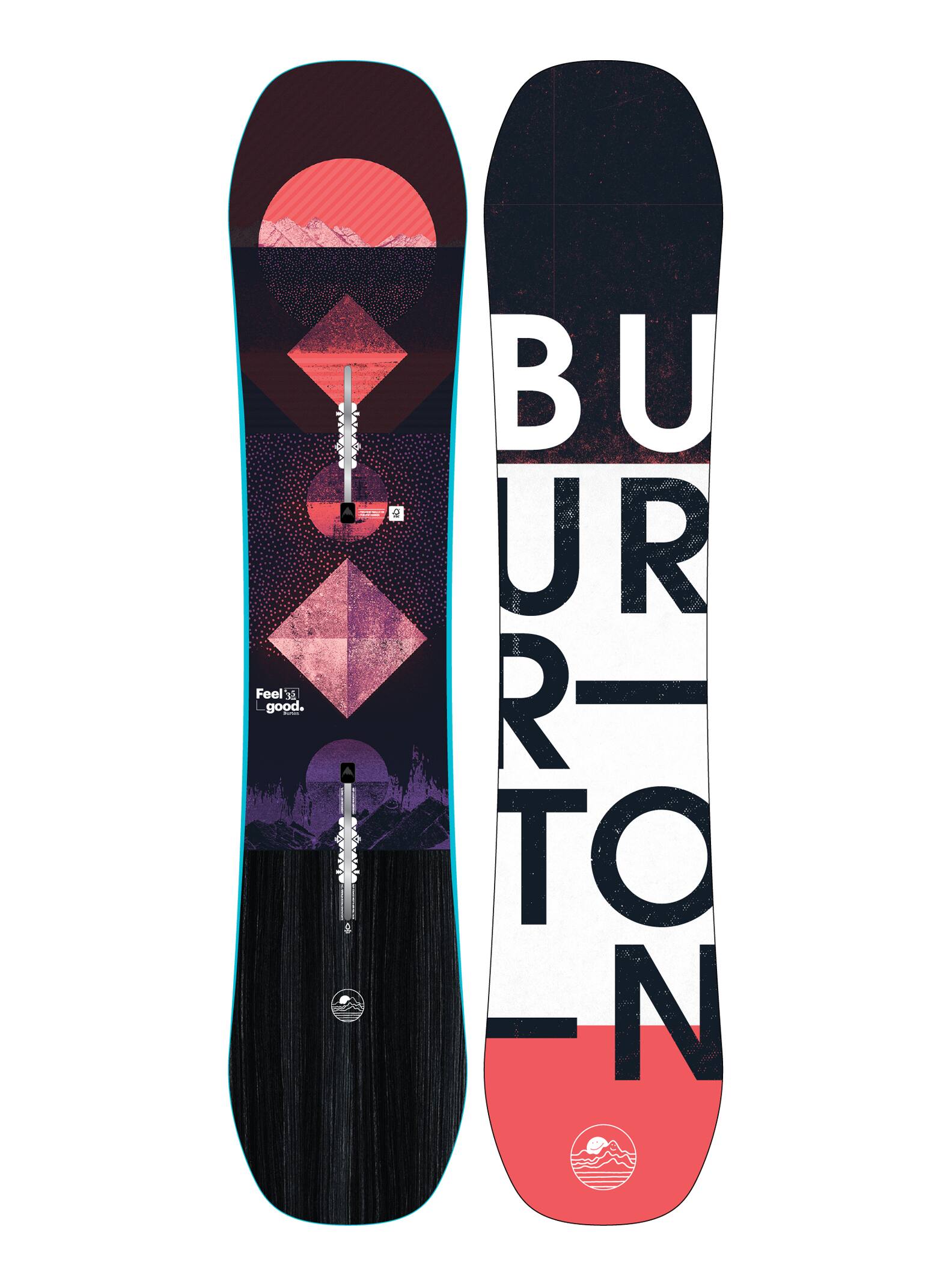 Burton  - Snowboard Feelgood Smalls à cambre fille, 135