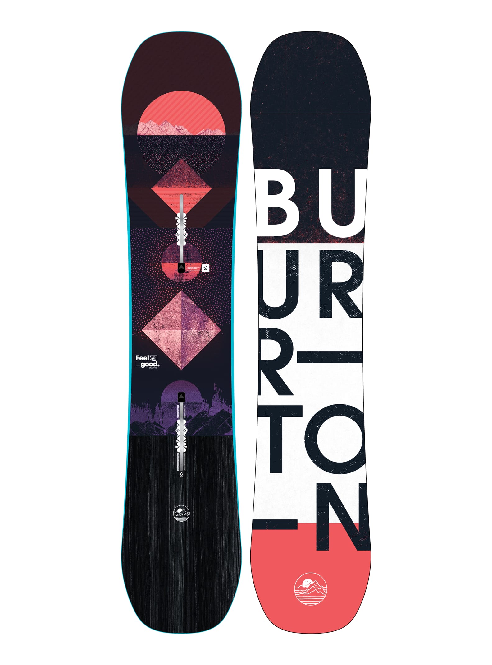 Burton  - Snowboard Feelgood Smalls à cambre fille, 140