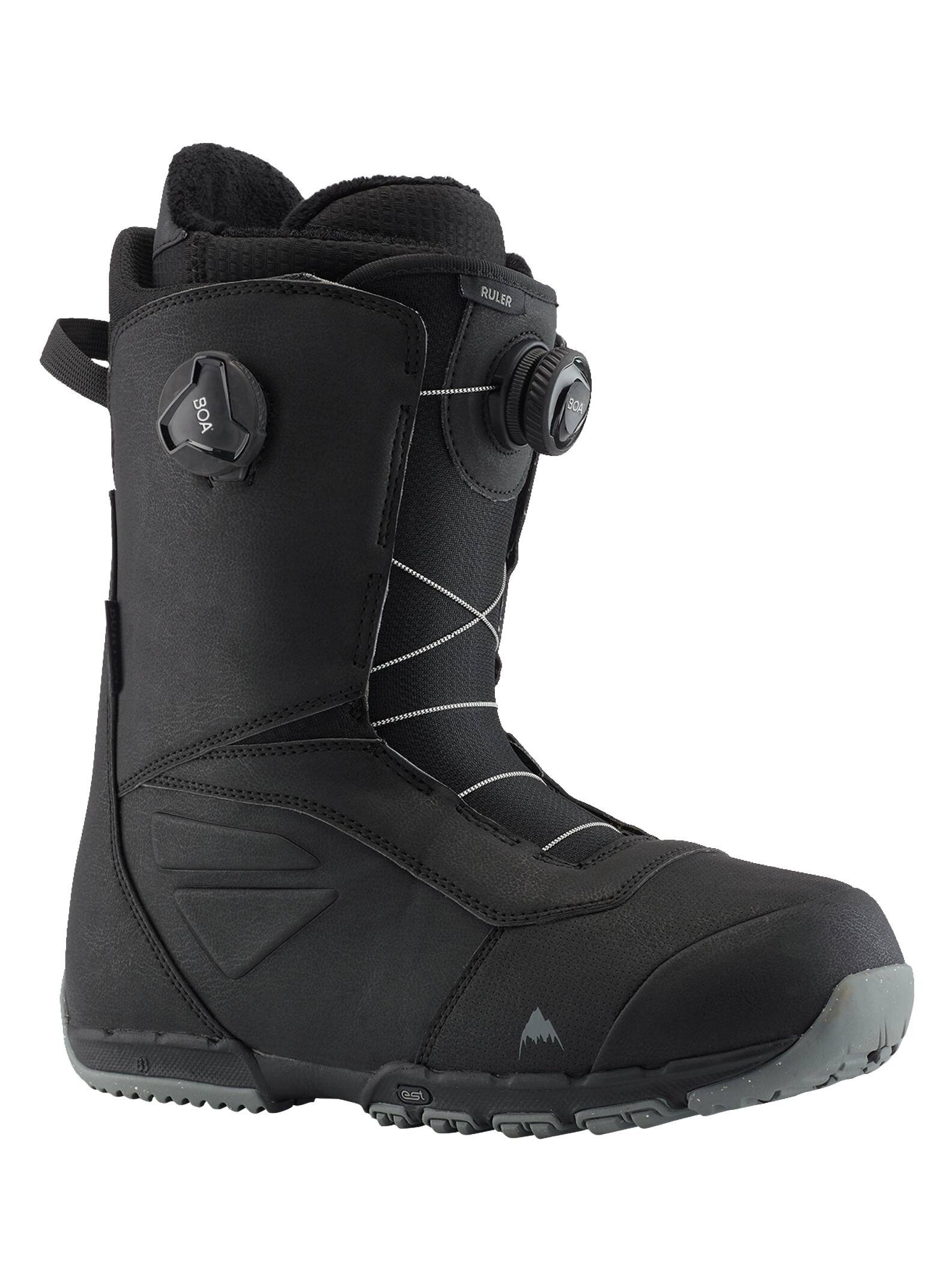 Burton - Boots de snowboard Ruler Boa® homme, Black, 10