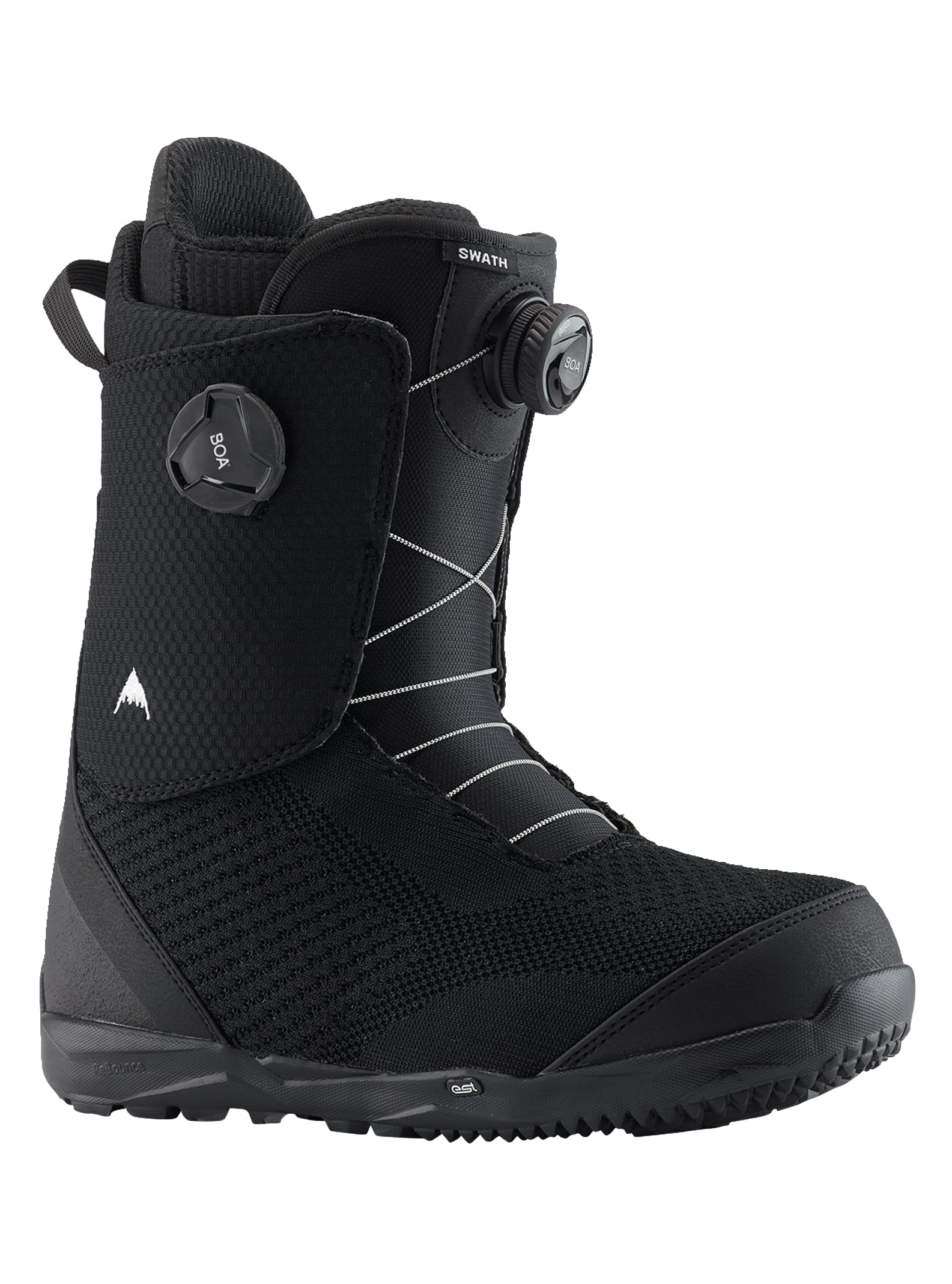Burton - Boots de snowboard Swath Boa® homme, Black, 9.5