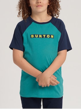 Kids' Burton Vault Short Sleeve T-Shirt shown in Green-Blue Slate