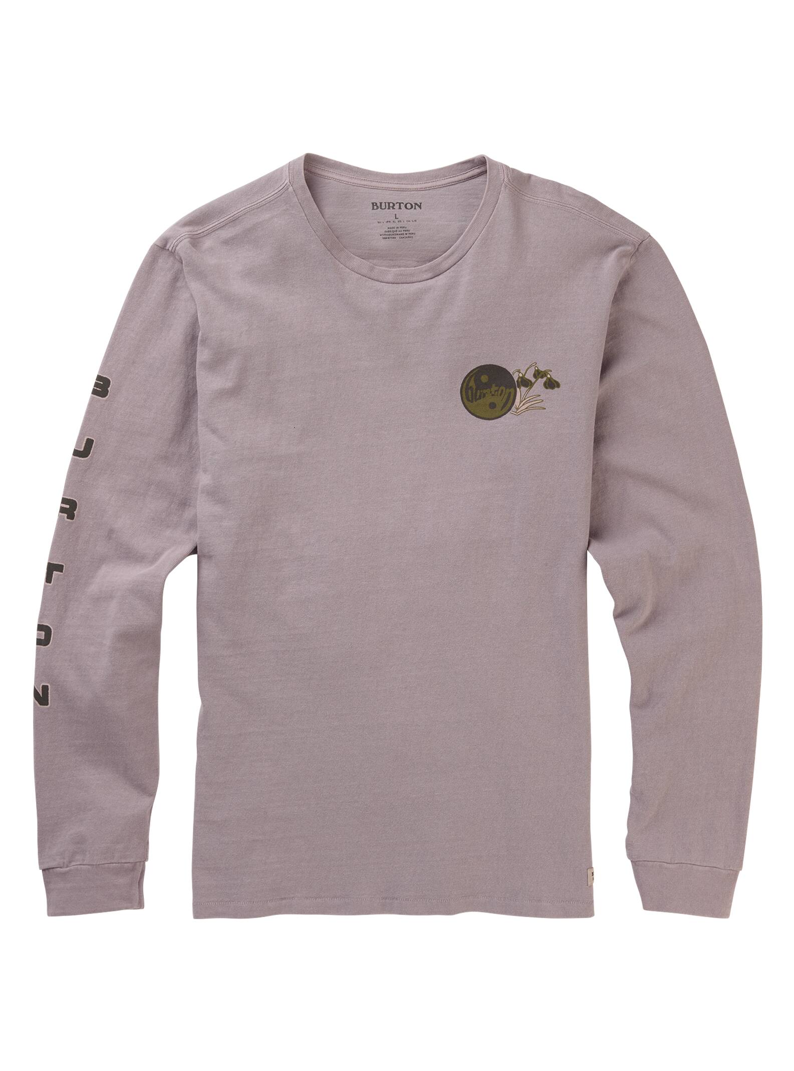 Burton T-shirt à manches longues Turncase homme, Lilac Gray, L