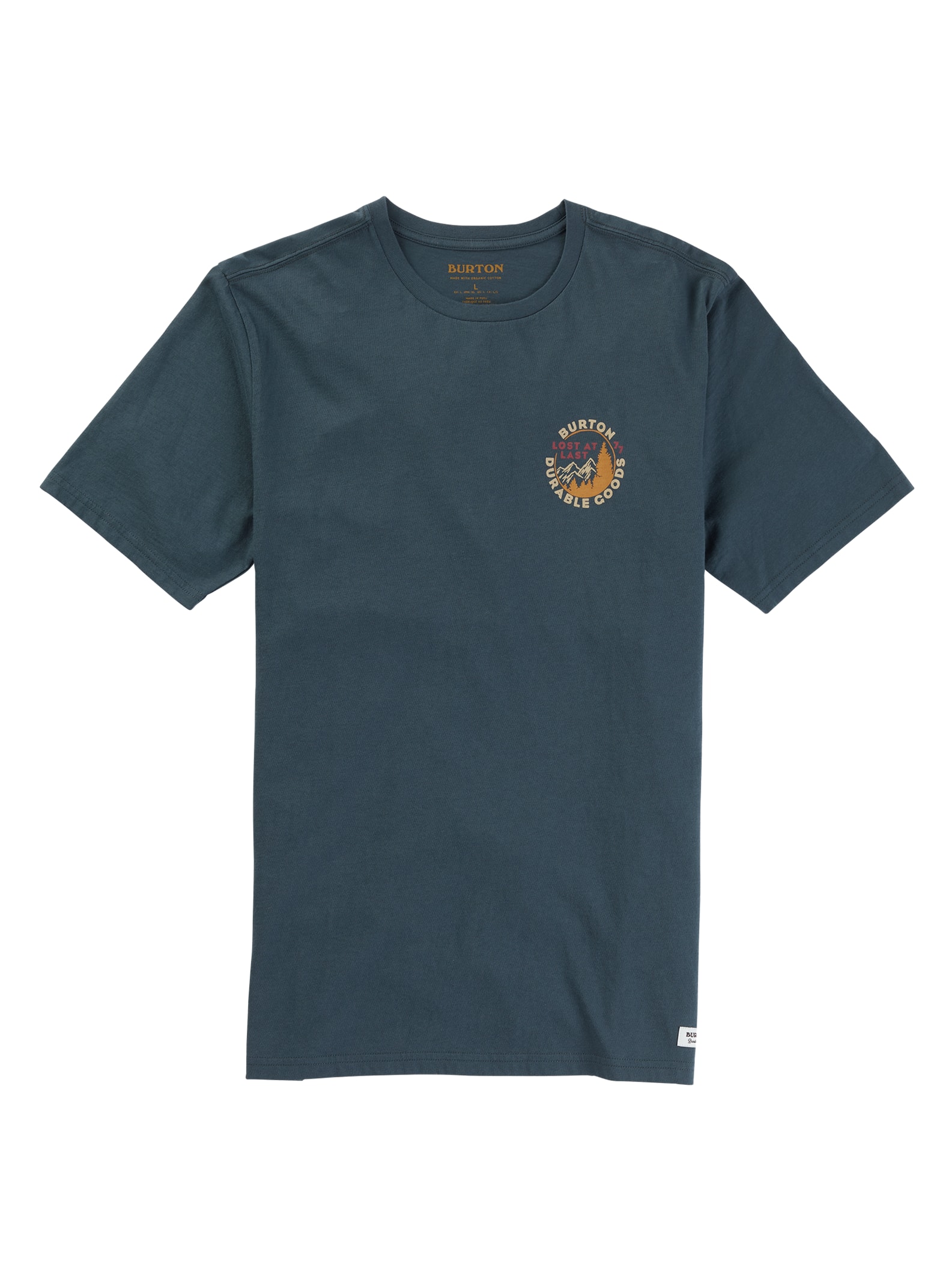 Burton - T-shirt à manches courtes Mill Pond homme, Dark Slate, L