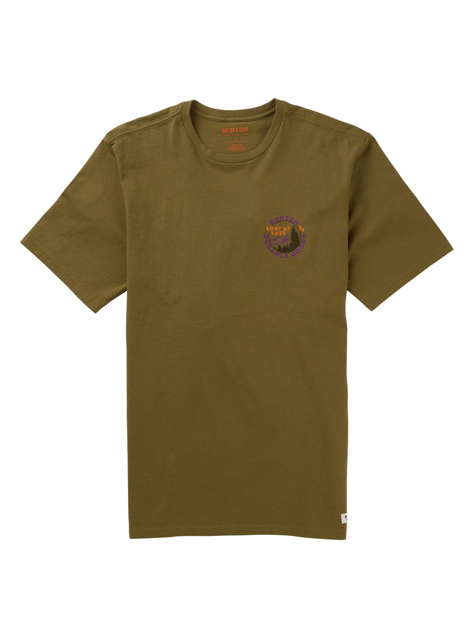 Burton - T-shirt à manches courtes Mill Pond homme, Martini Olive, M
