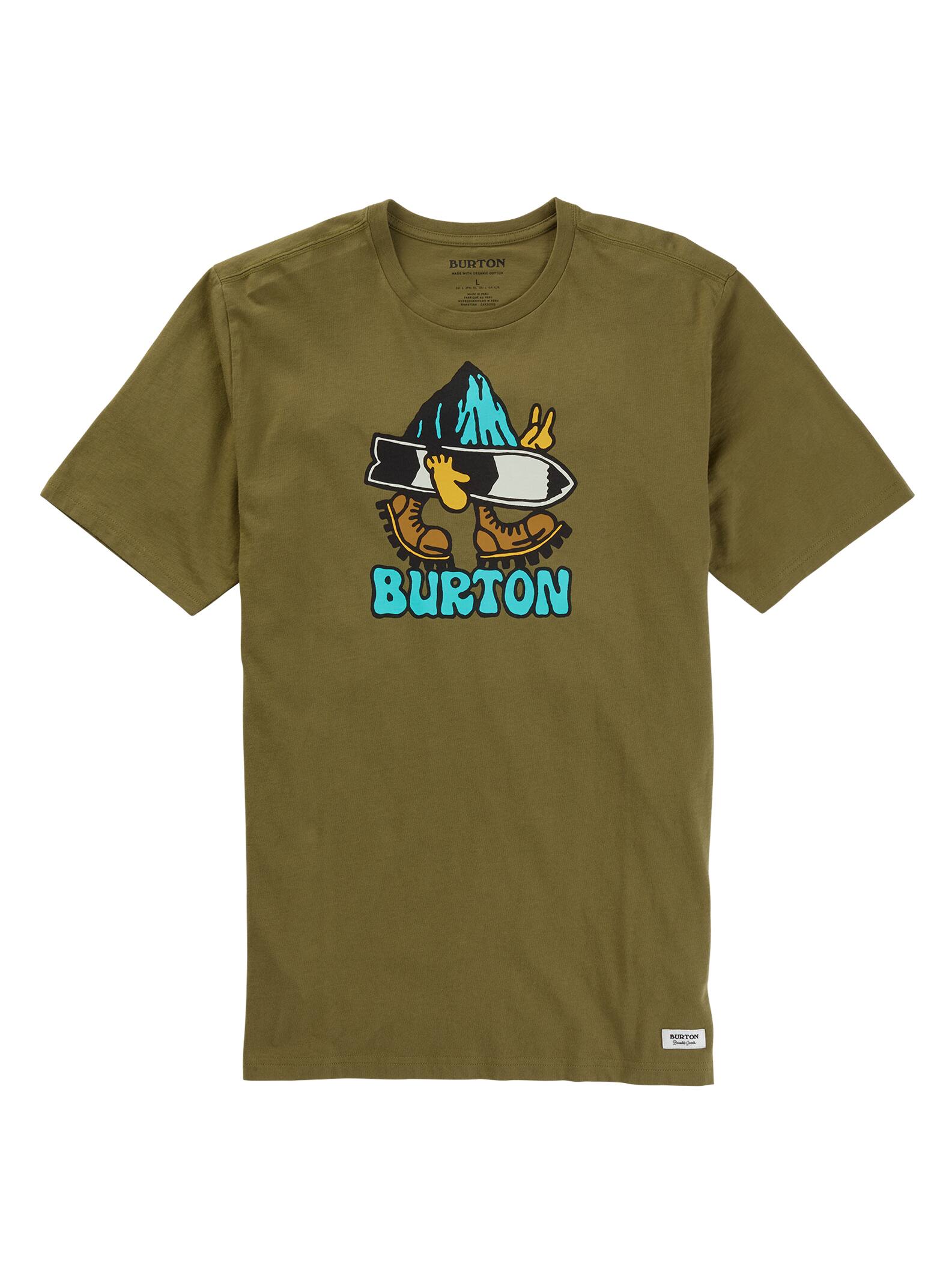 Burton T-shirt à manches courtes Lorid homme, Martini Olive, L