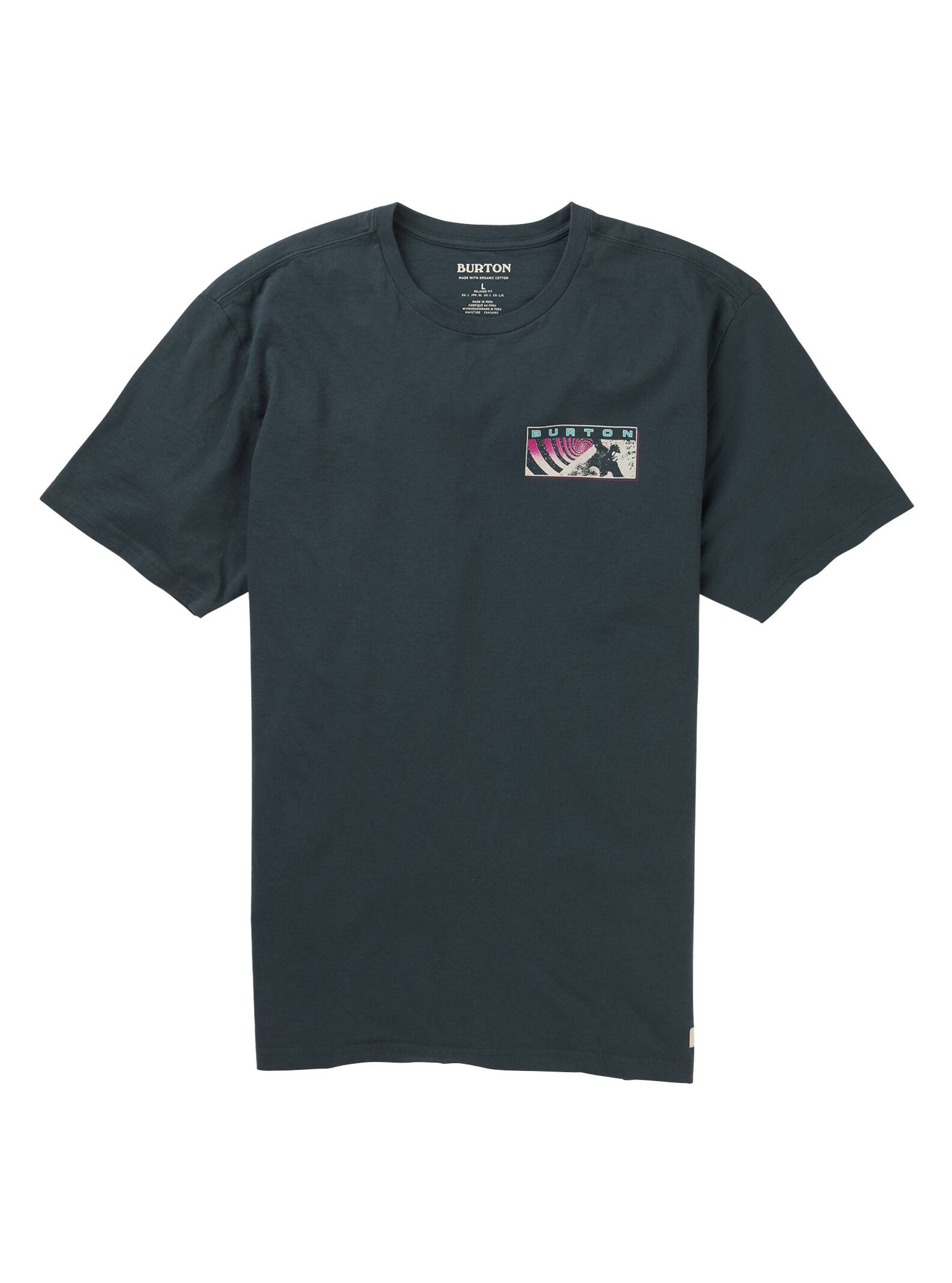 Burton T-shirt à manches courtes Stokestack homme, Dark Slate, XL