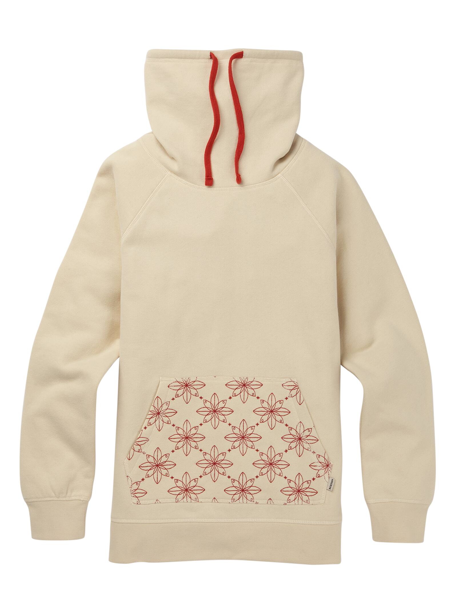 Burton Pull à col cheminée Indie Trip femme, Cr?me Br?l?e, L