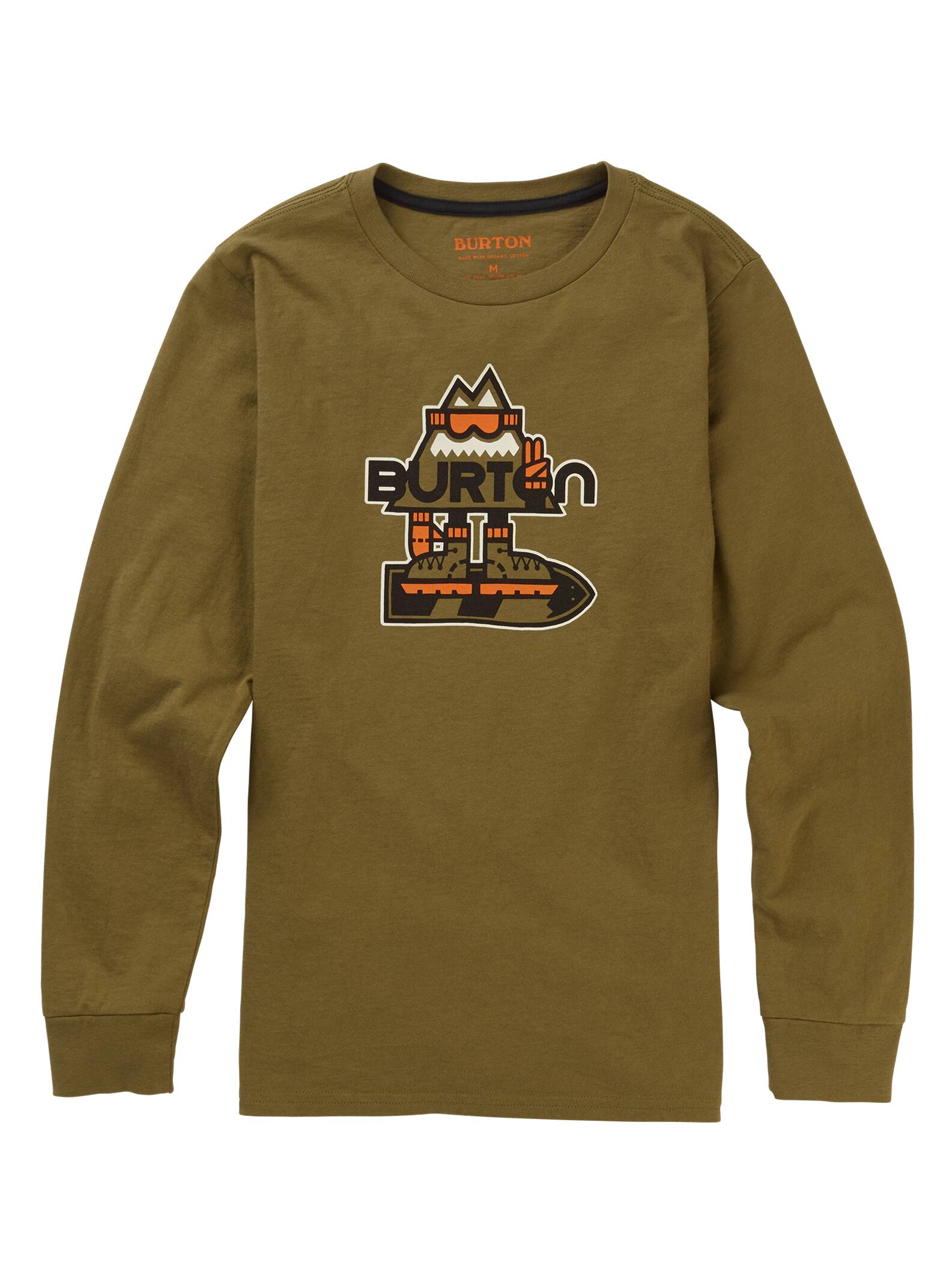 Burton T-shirt à manches longues Hobbes enfant, Martini Olive, L