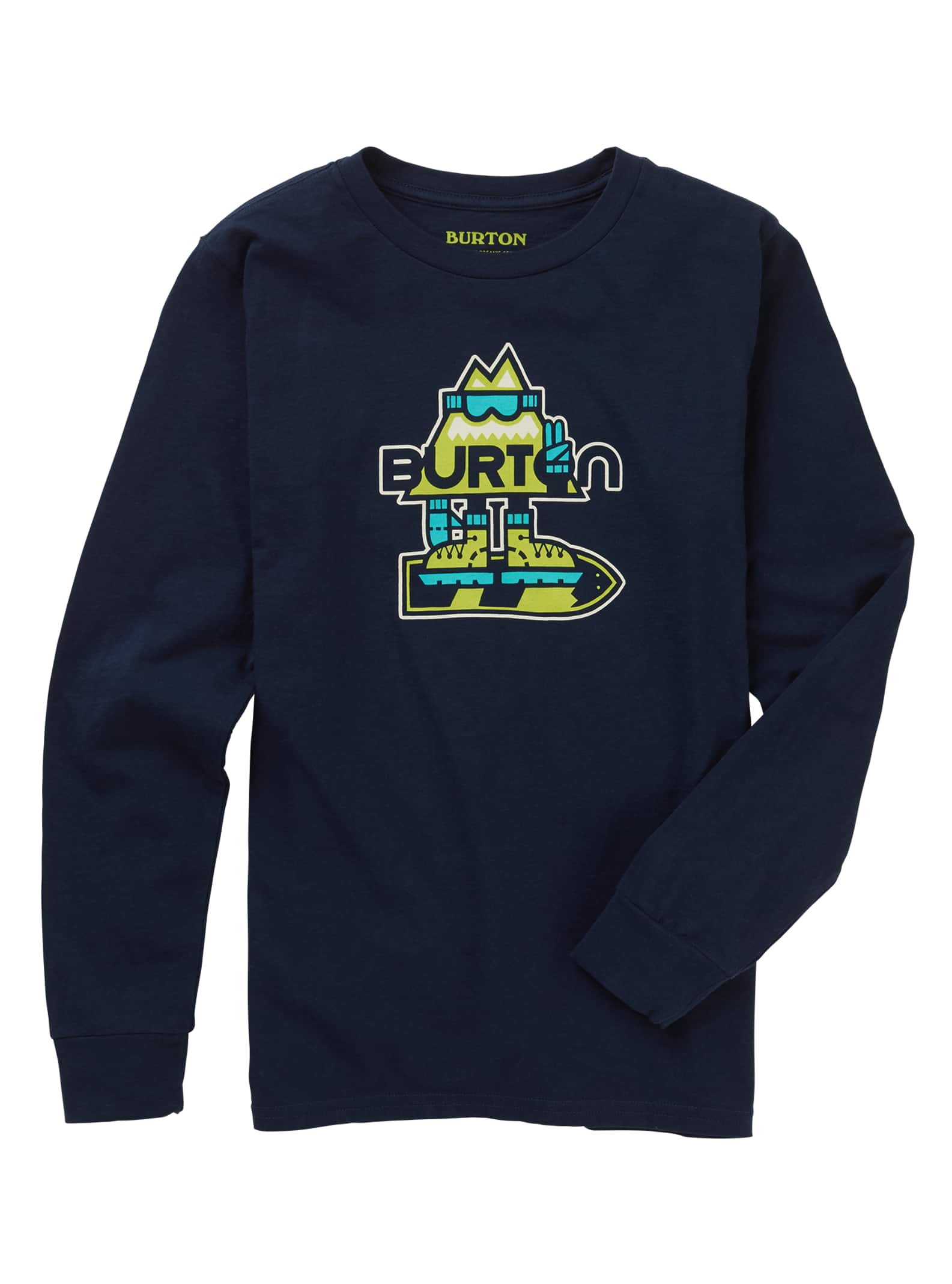 Burton T-shirt à manches longues Hobbes enfant, Dress Blue, XS