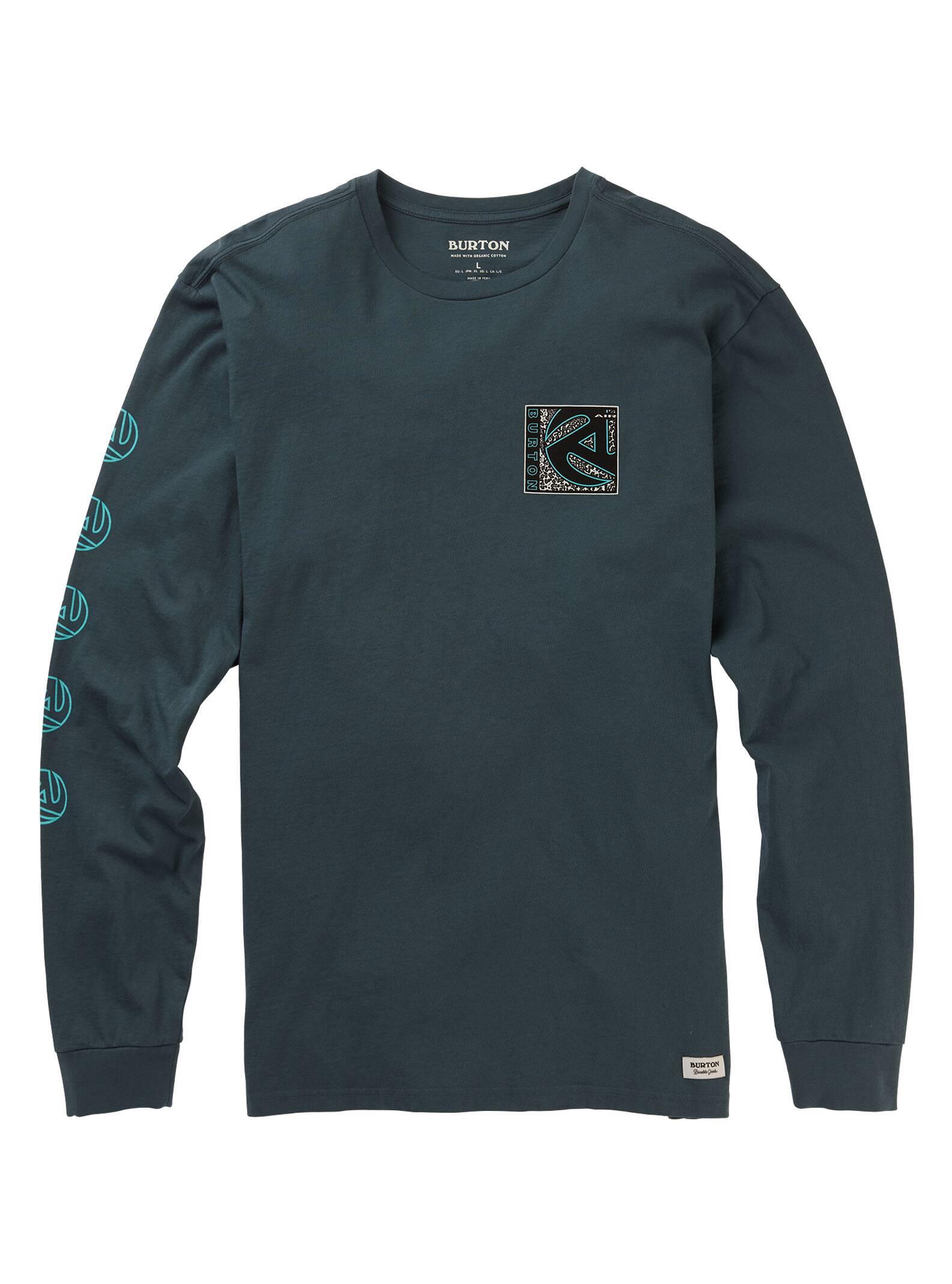 Burton - T-shirt à manches longues Airbuckle homme, Dark Slate, XL