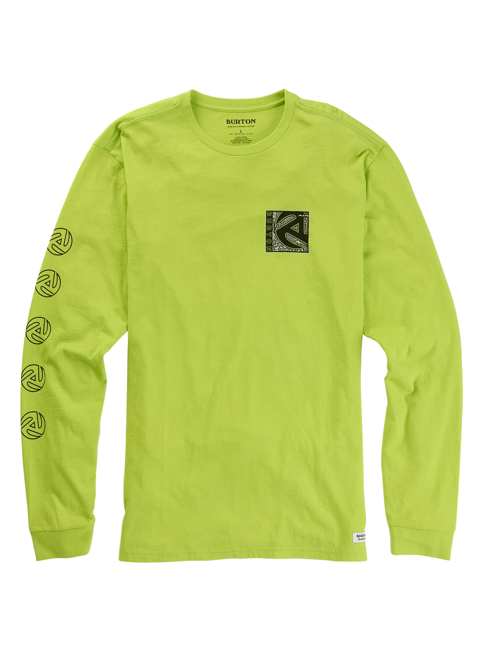 Burton - T-shirt à manches longues Airbuckle homme, Tender Shoots, L