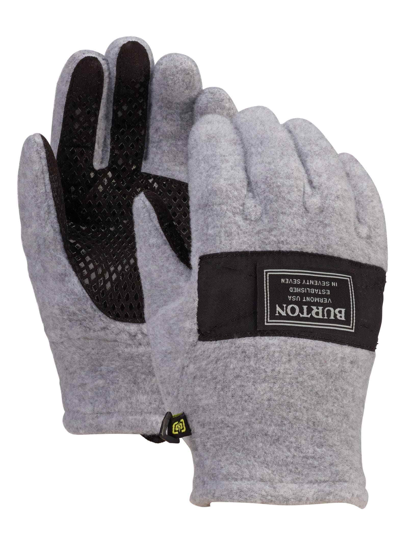 Burton - Gants en polaire Ember enfant, Gray Heather, M