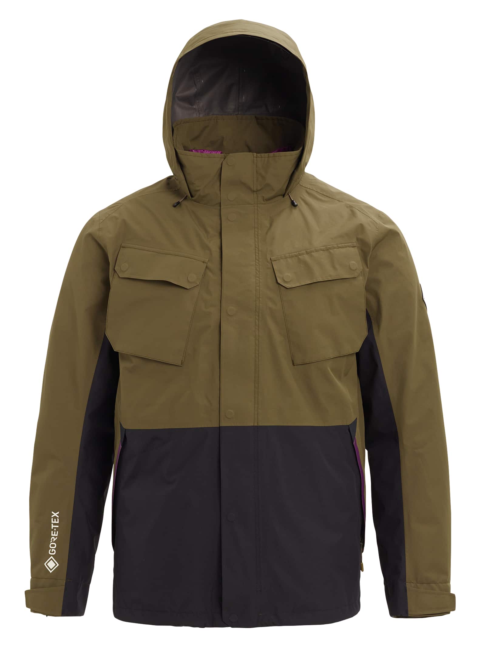 Burton - Veste insulator GORE-TEX Edgecomb homme, Keef / True Black, L