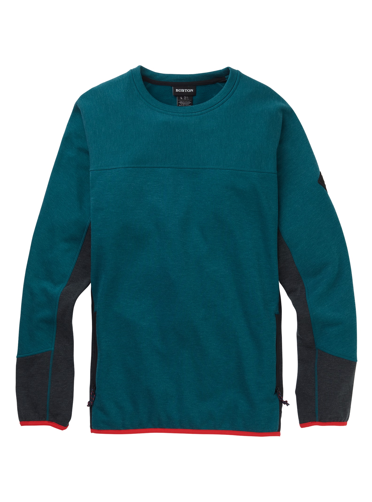 Burton - Ras du cou Minturn homme, Deep Teal Heather / True Black Heather, L