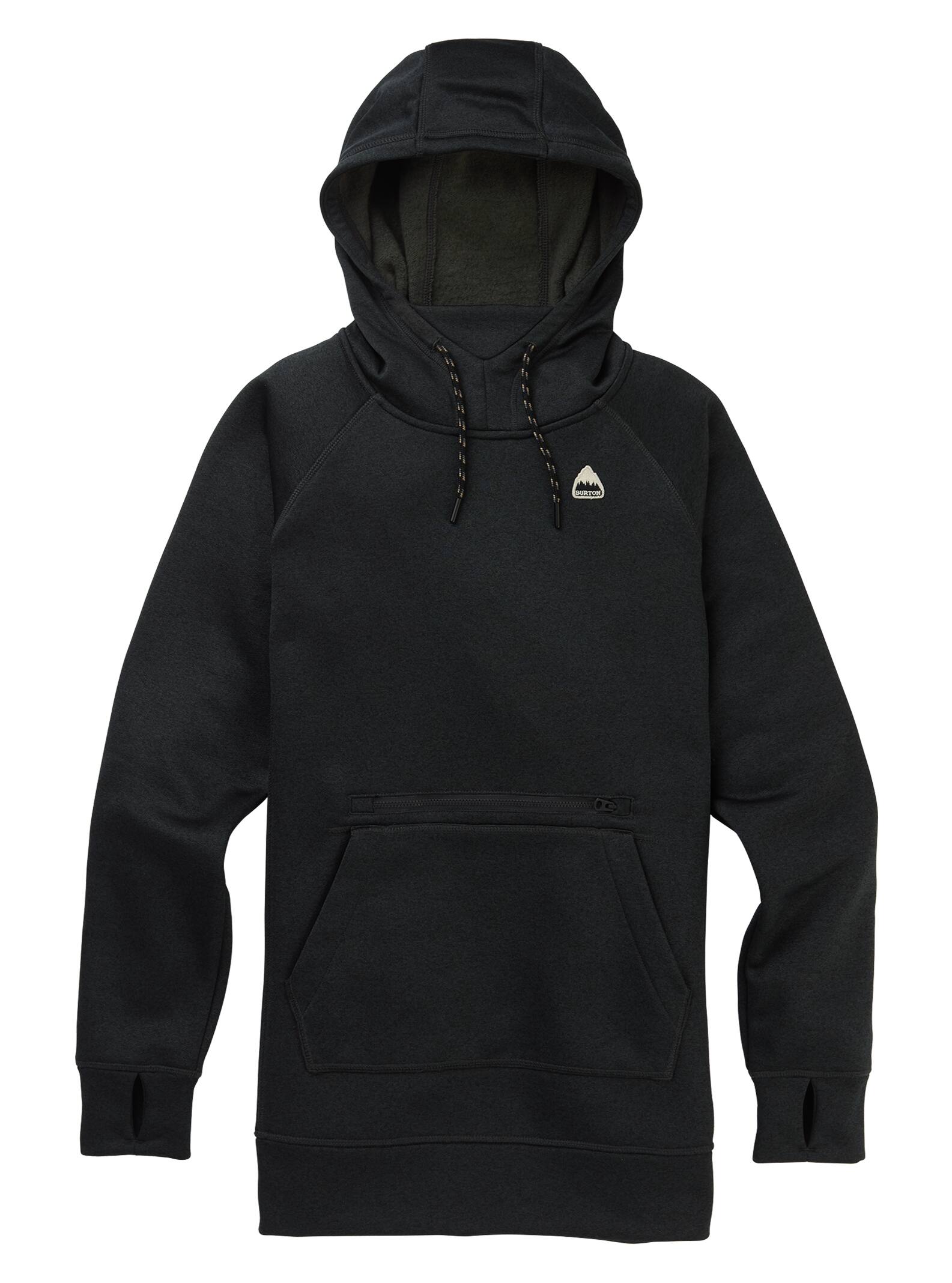 Burton - Sweat à capuche Oak Long femme, True Black Heather, L