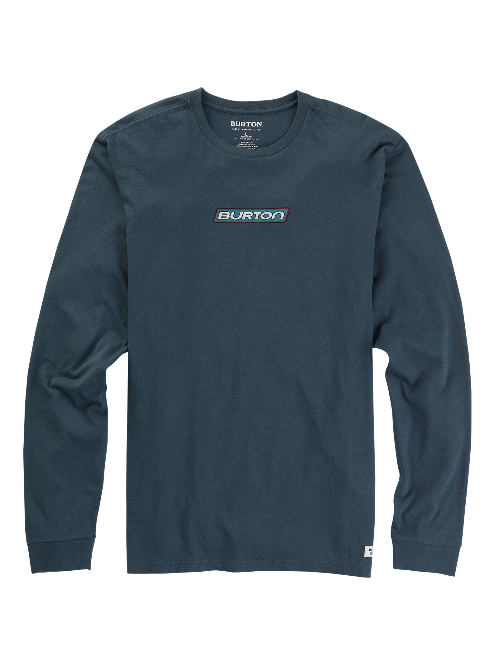 Burton - T-shirt à manches longues Sweitzer homme, Dark Slate, L