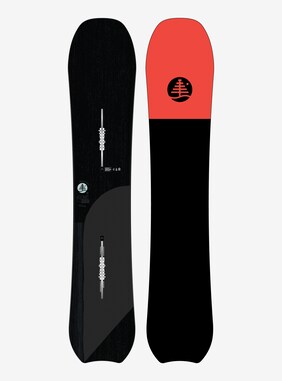 Burton Family Tree One Hitter Camber Snowboard shown in Graphic