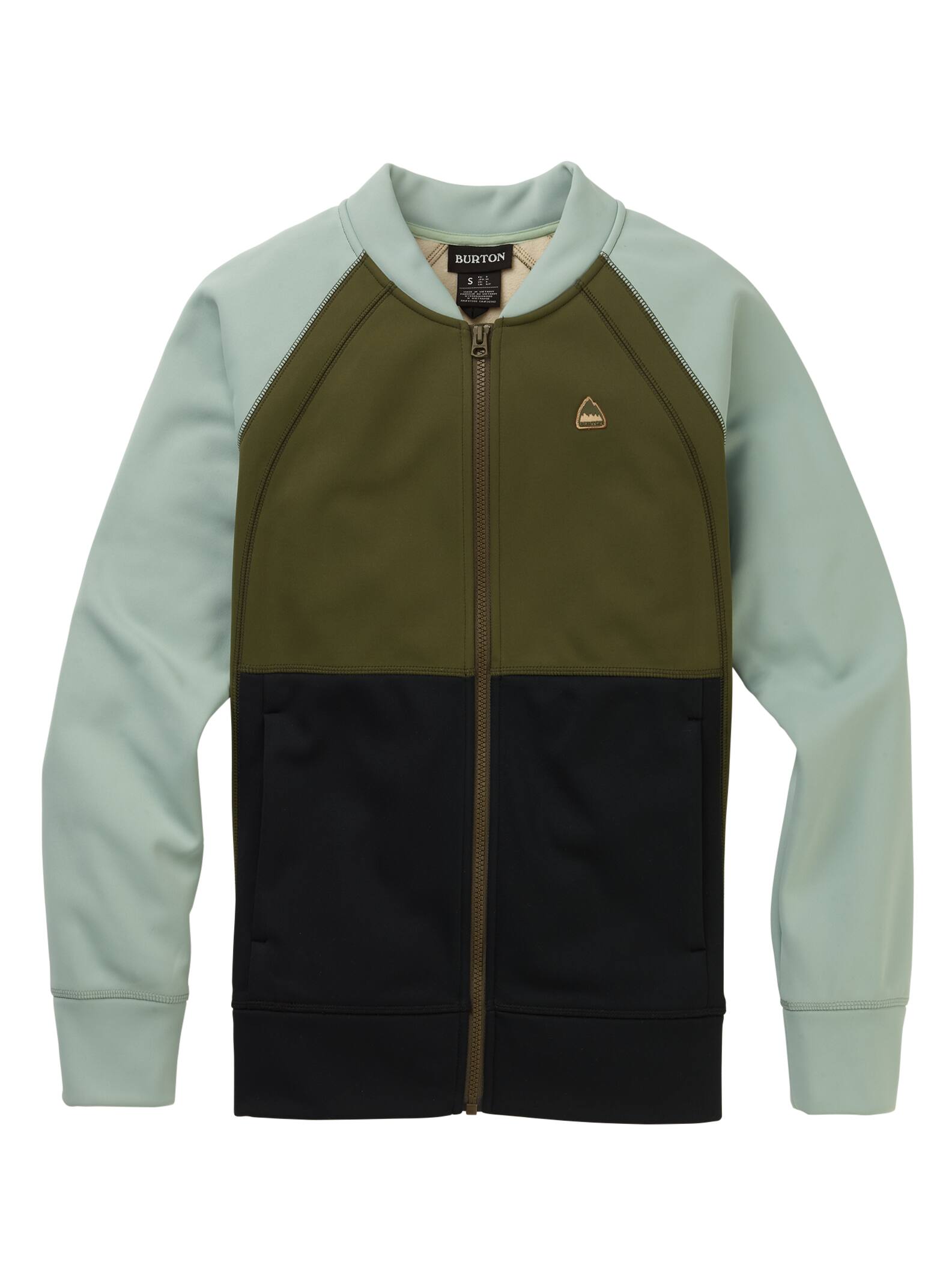 Burton - Veste à coutures collées Crown femme, Aqua Gray / Keef / True Black, L