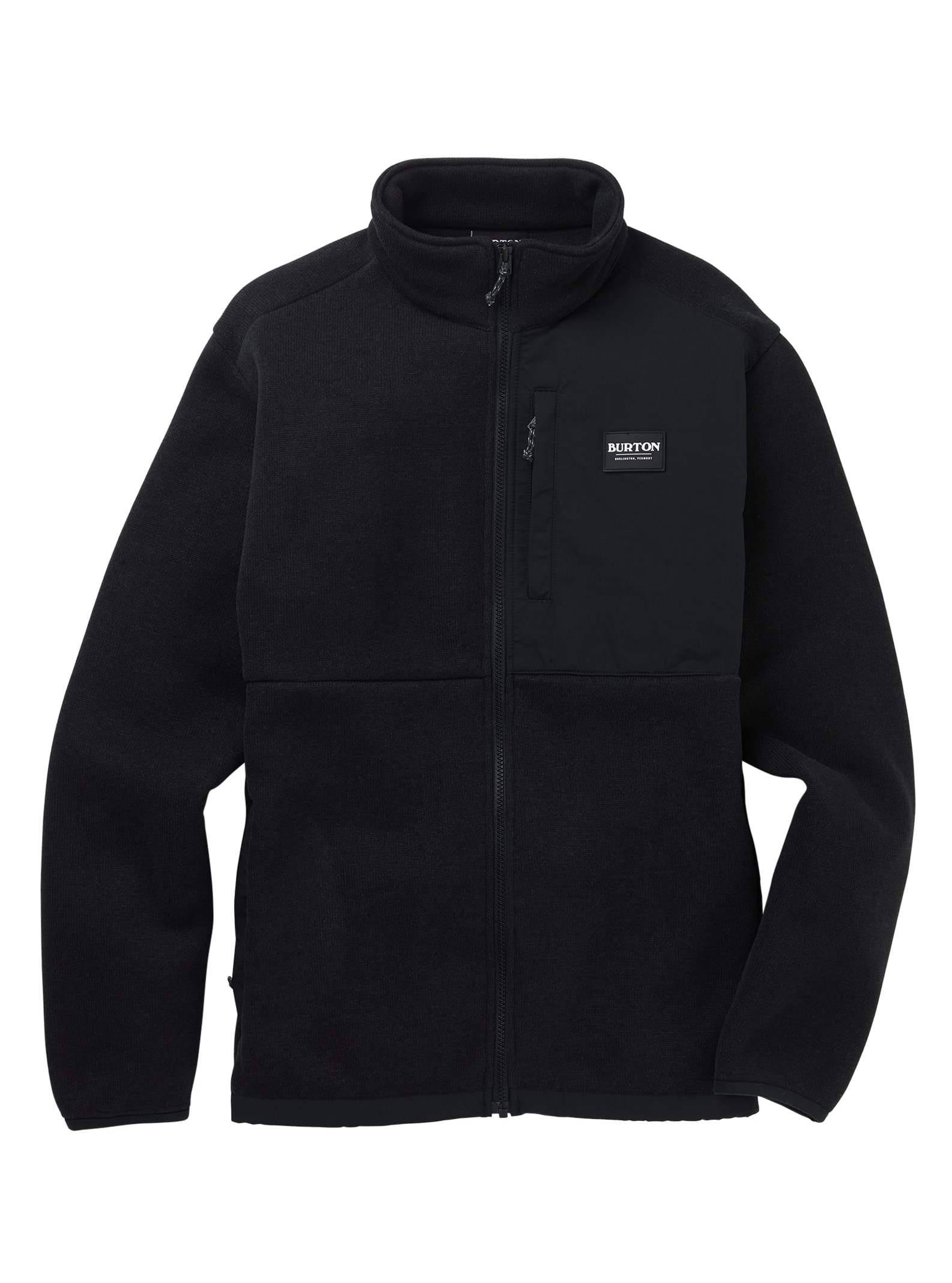 Burton  - Polaire sweat zippée Hayrider homme, True Black, L