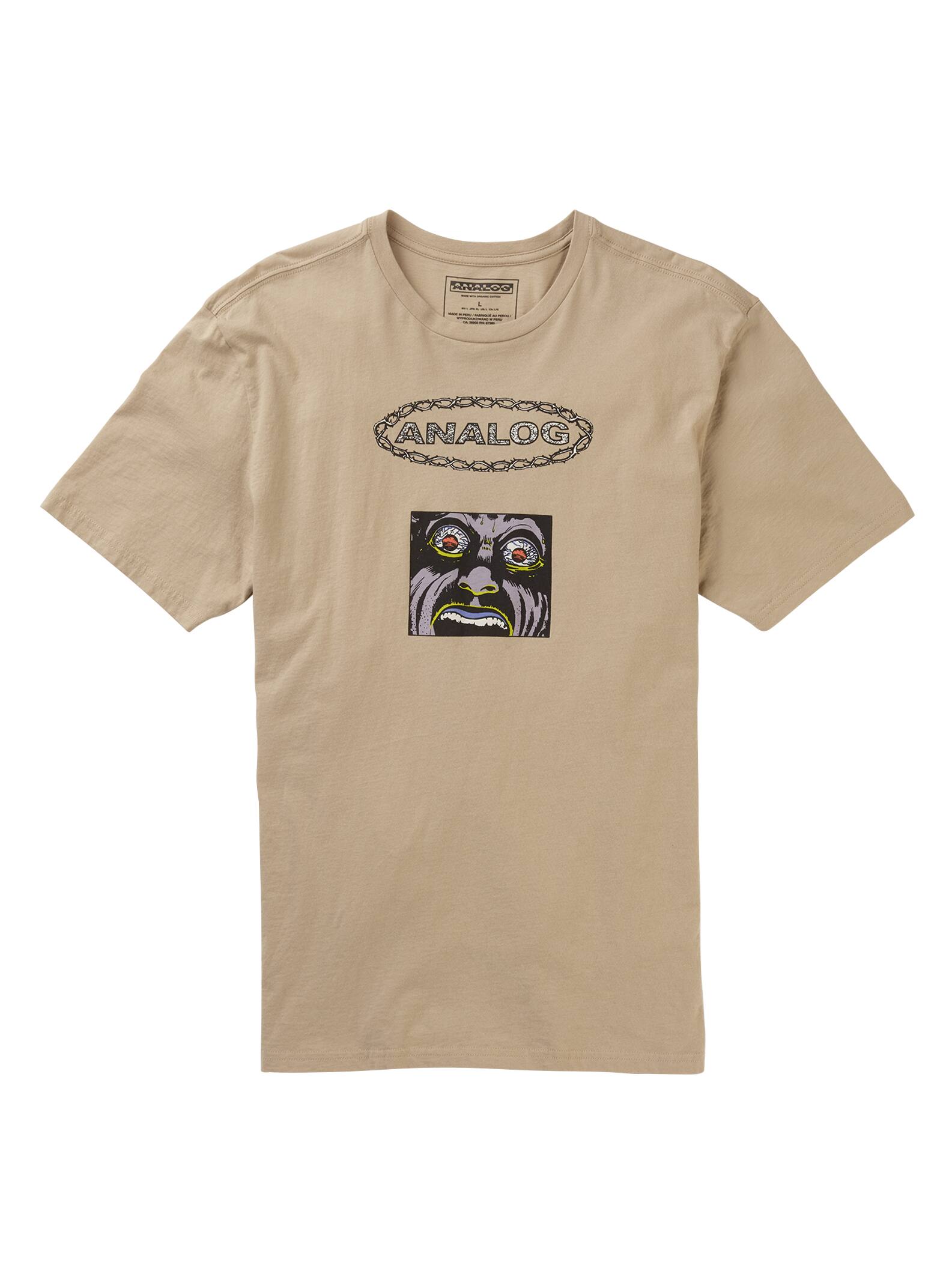 Burton T-shirt Analog Flatout à manches courtes, Plaza Taupe, L