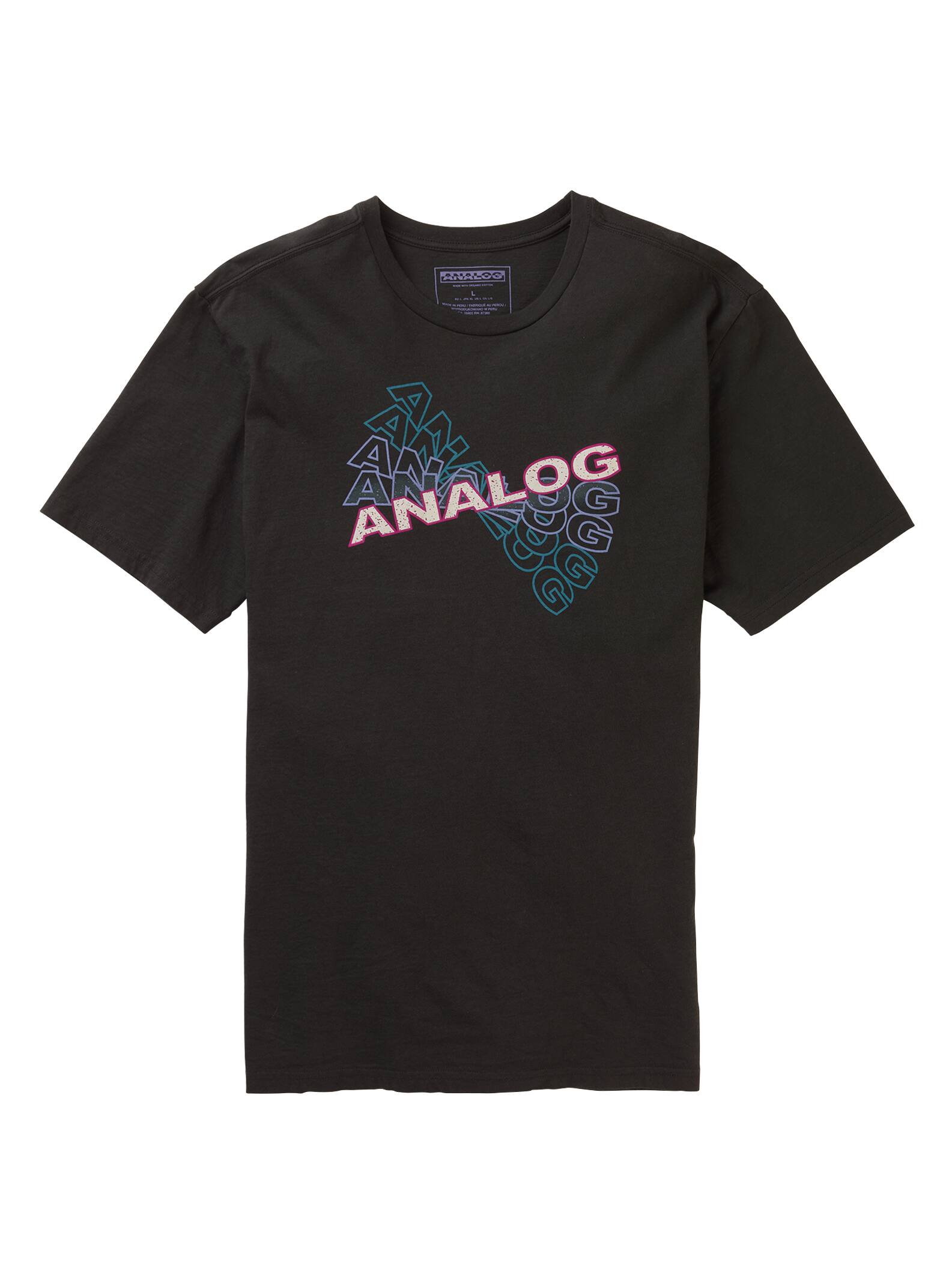 Burton T-shirt Analog Rifter à manches courtes, Phantom, M