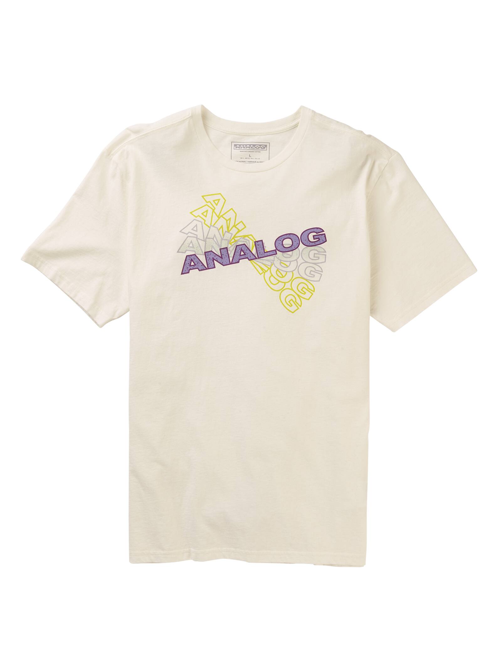 Burton T-shirt Analog Rifter à manches courtes, Stout White, XL