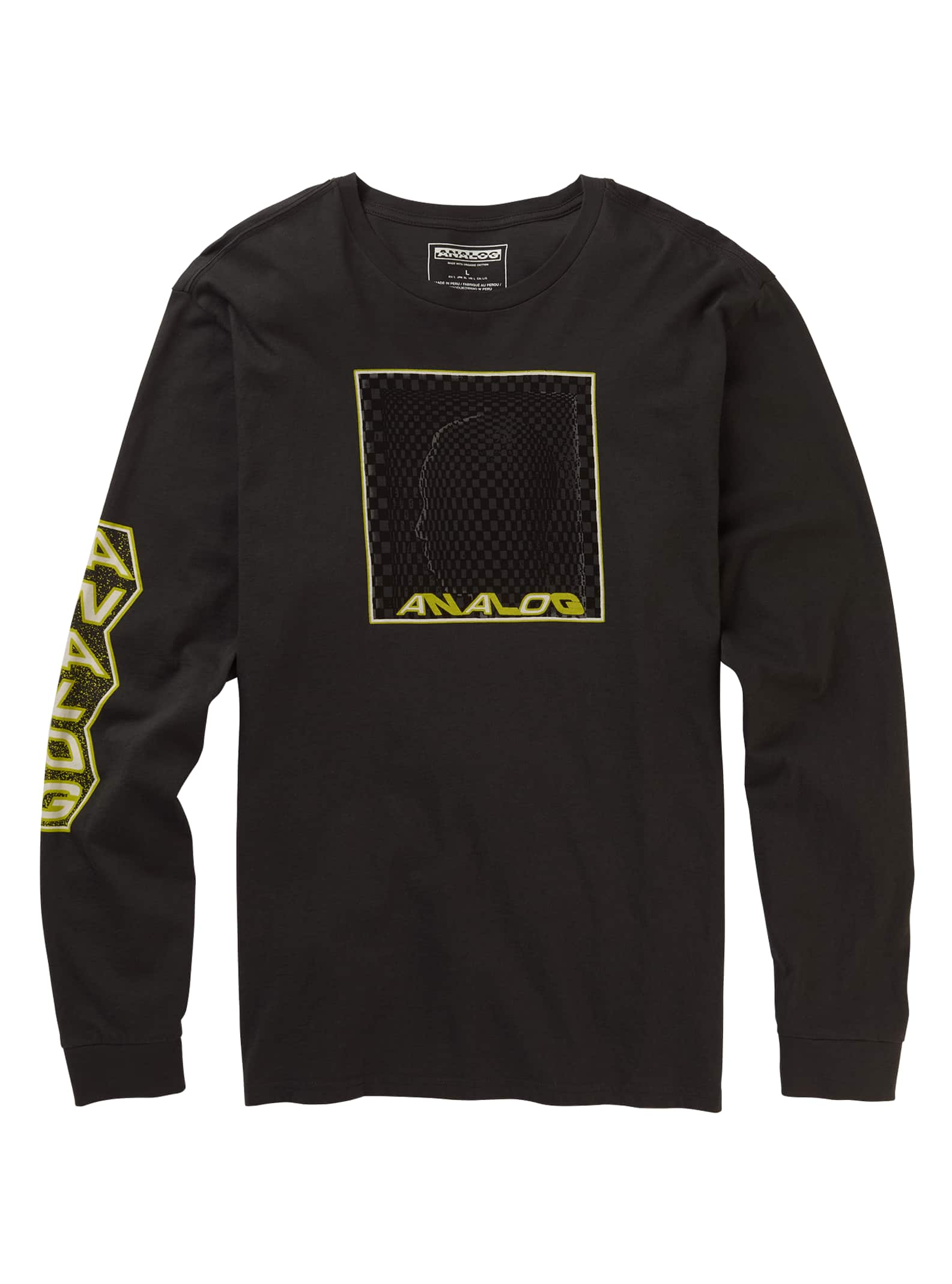 Burton T-shirt Analog Allgate à manches longues, Phantom, S