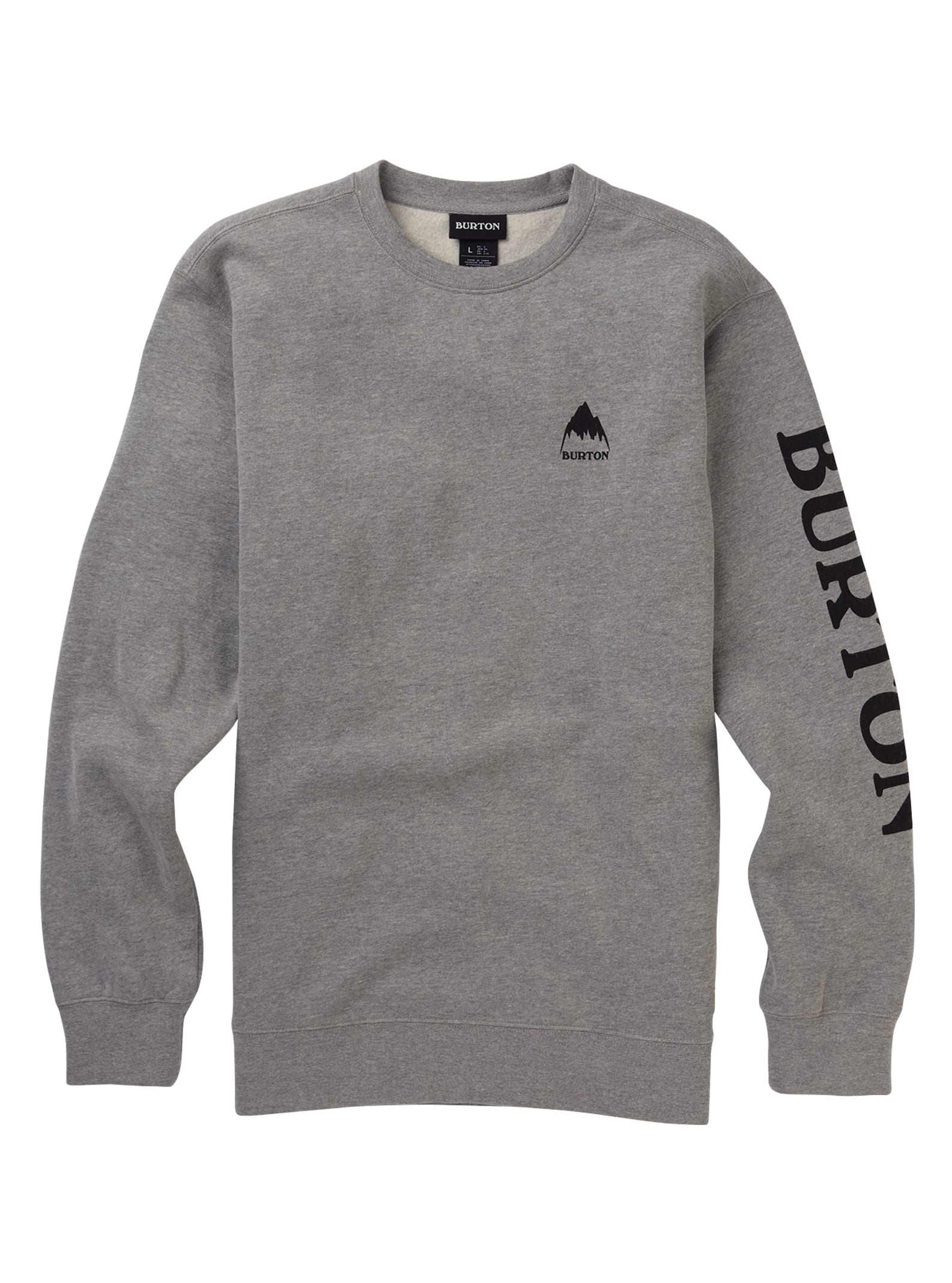 Burton - Sweat à ras du cou Elite homme, Gray Heather, L