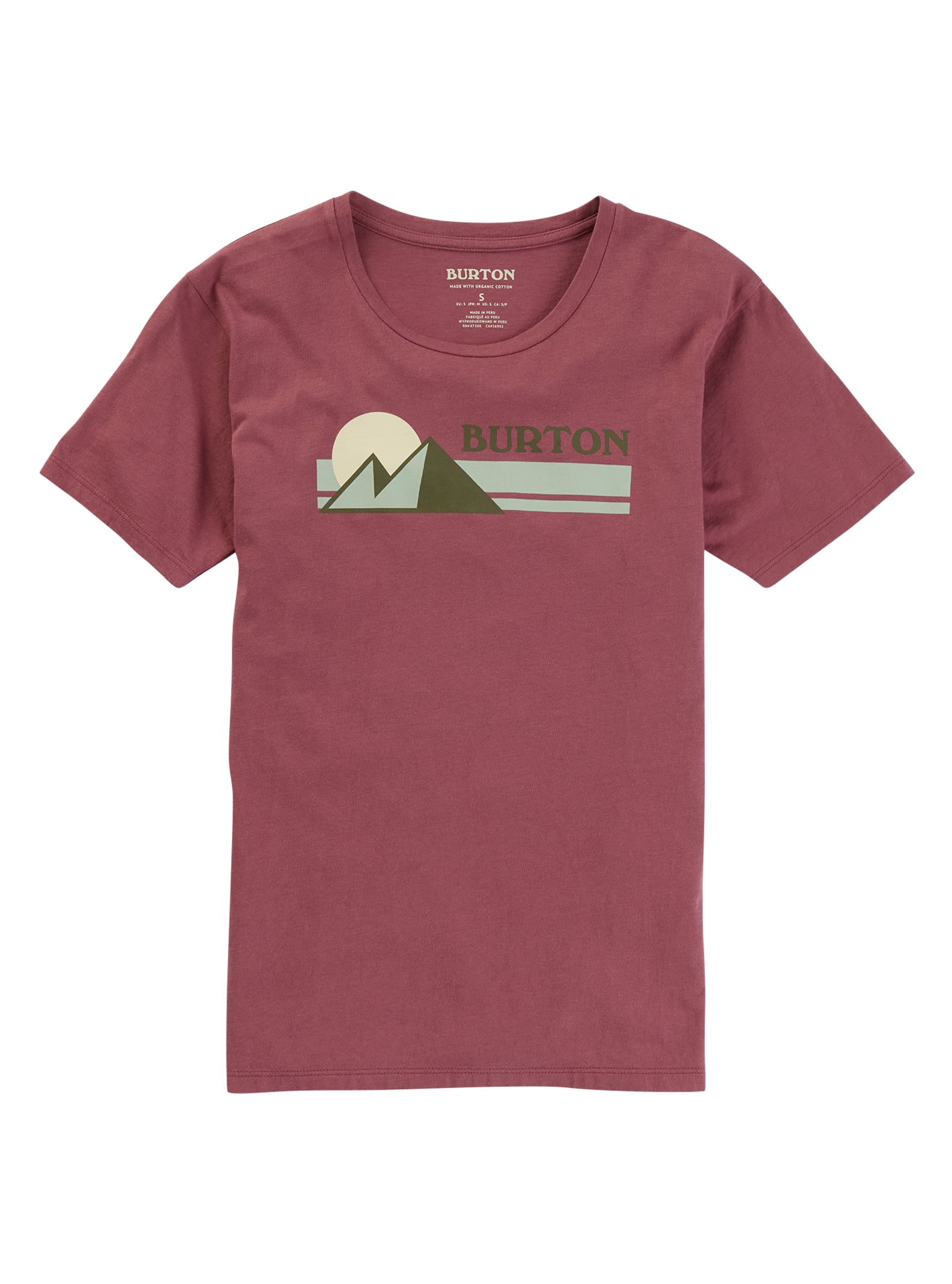 Burton - T-shirt Ashmore femme, Rose Brown, L