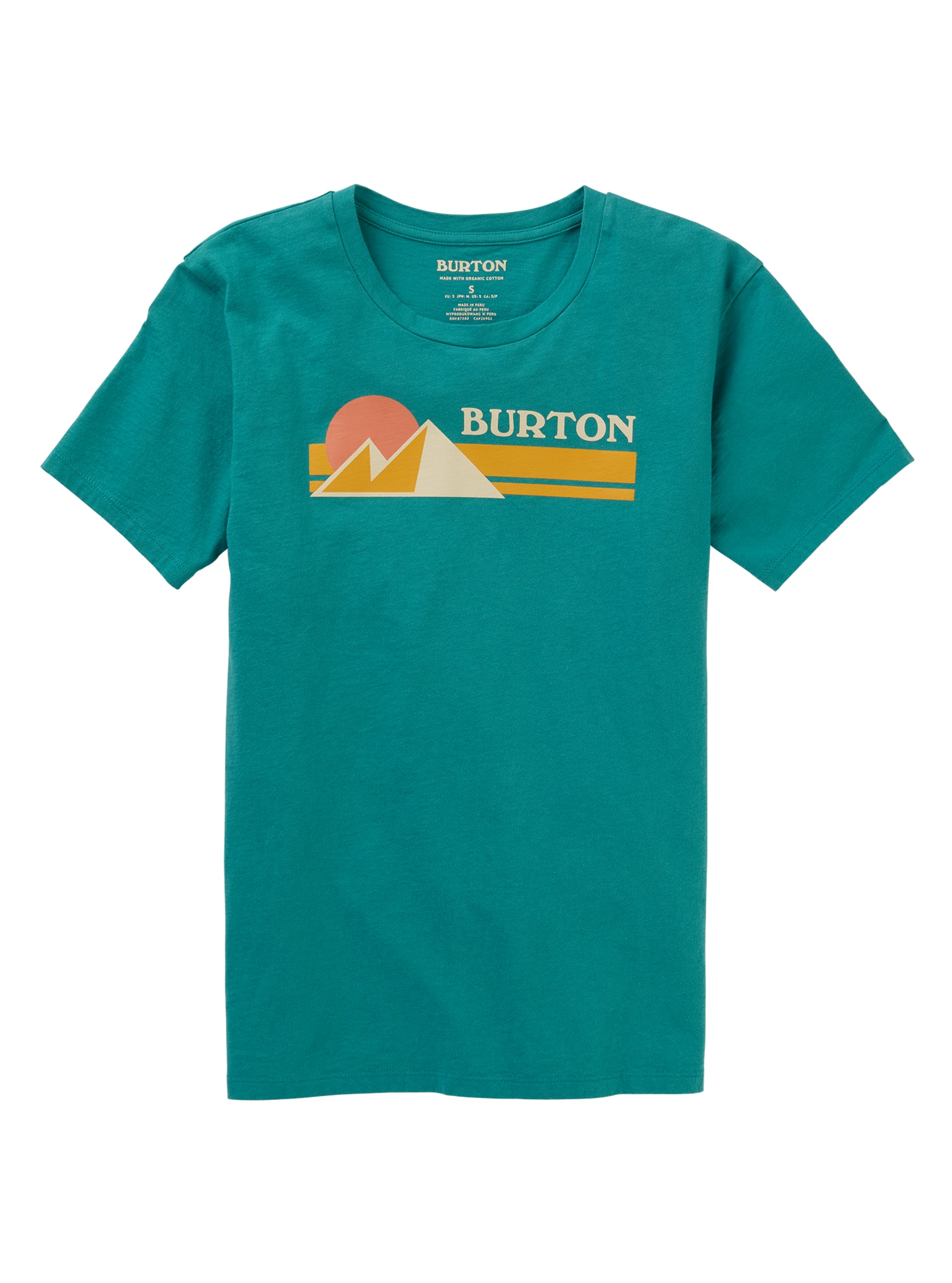 Burton - T-shirt Ashmore femme, Green-Blue Slate, L