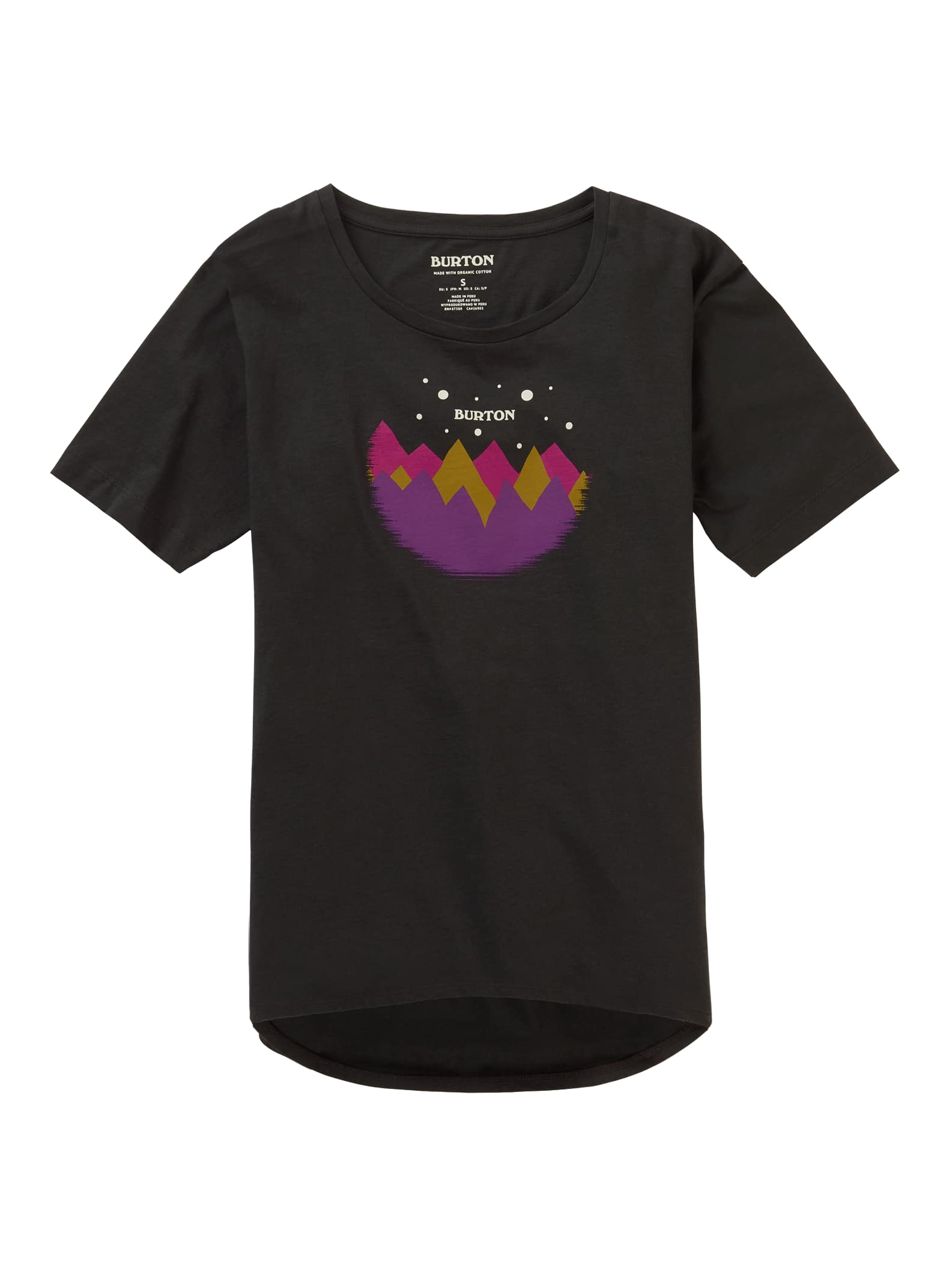 Burton - T-shirt à manches courtes et encolure dégagée Ashmore femme, Phantom, L