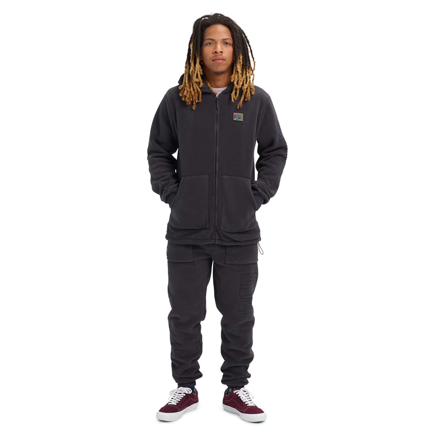 burton polartec hoodie