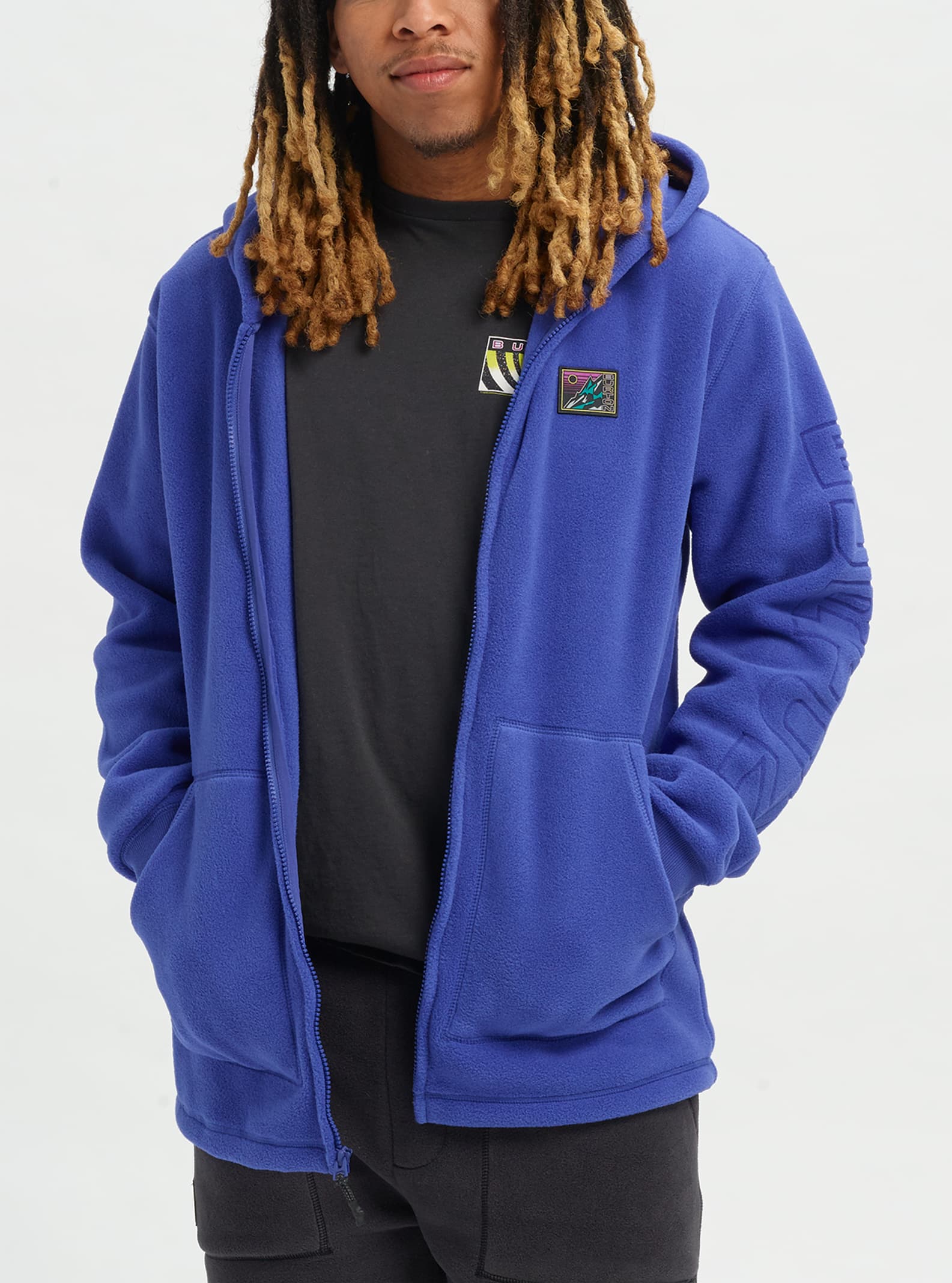 burton polartec hoodie