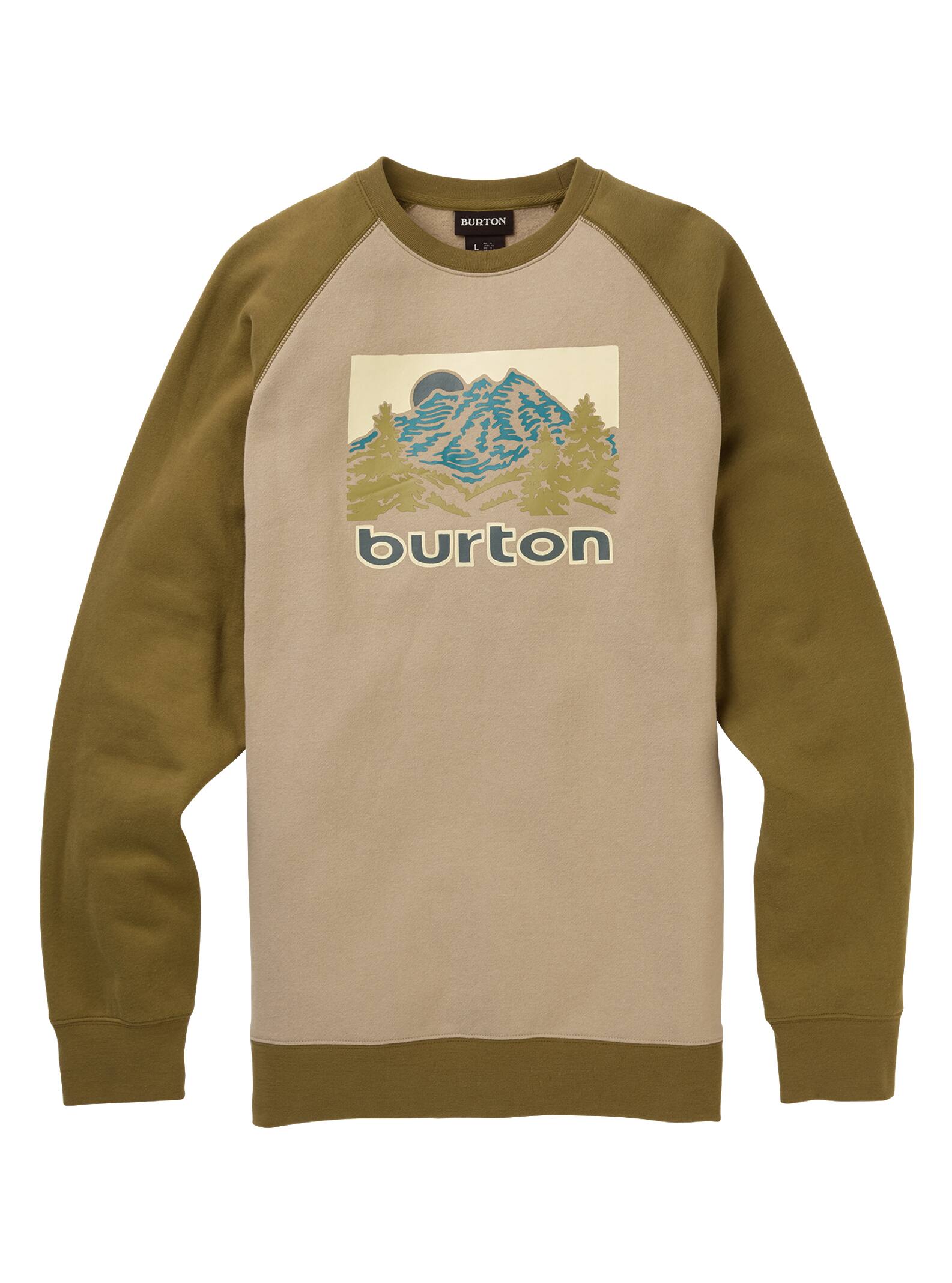Burton - Sweat ras du cou Weir homme, Plaza Taupe, L
