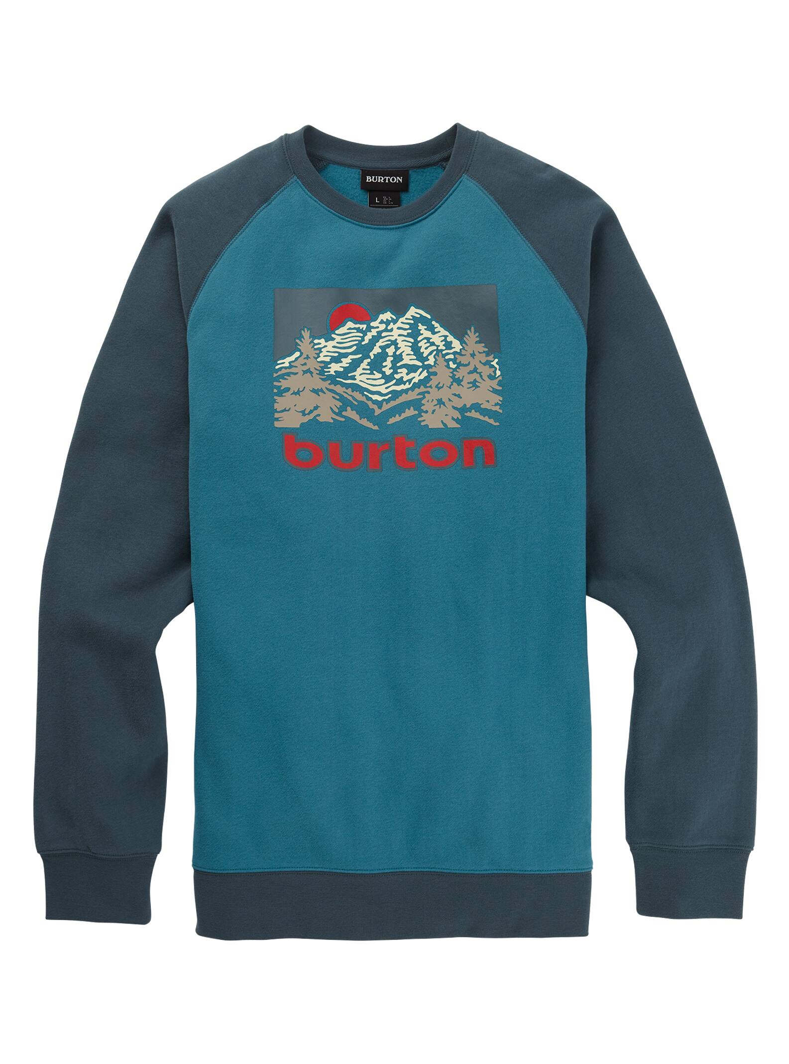 Burton - Sweat ras du cou Weir homme, Storm Blue, XXL