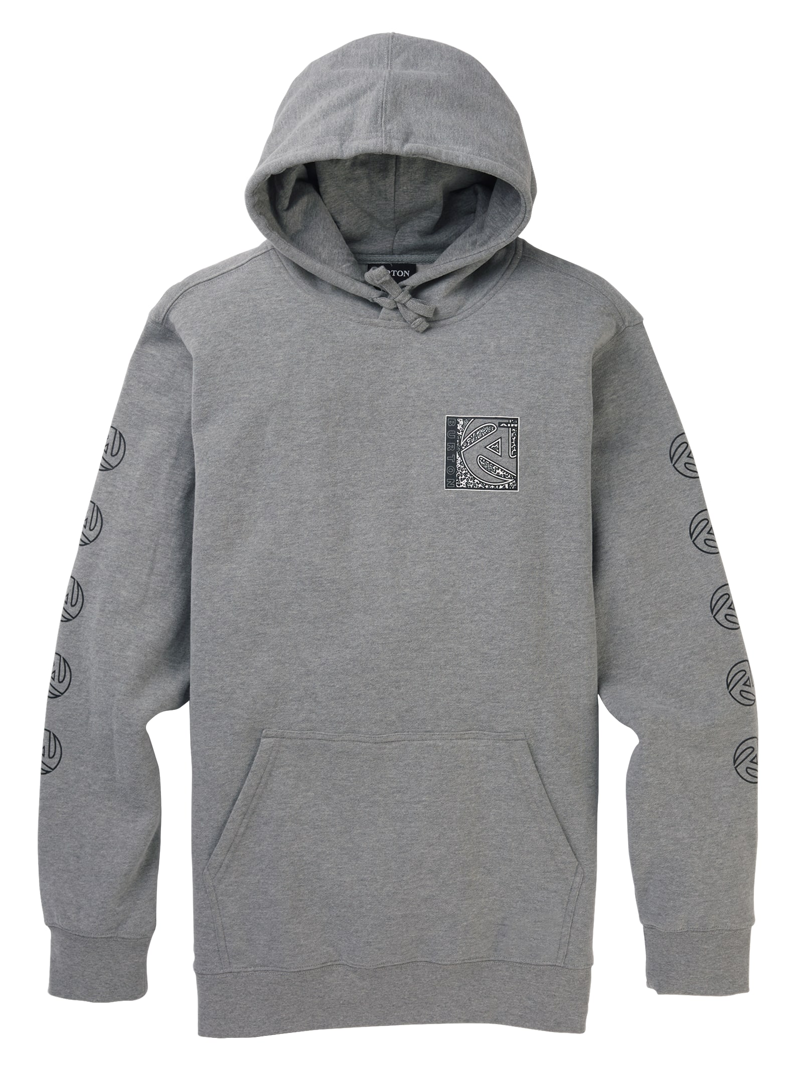 Burton - Sweat à capuche Airbuckle homme, Gray Heather, S