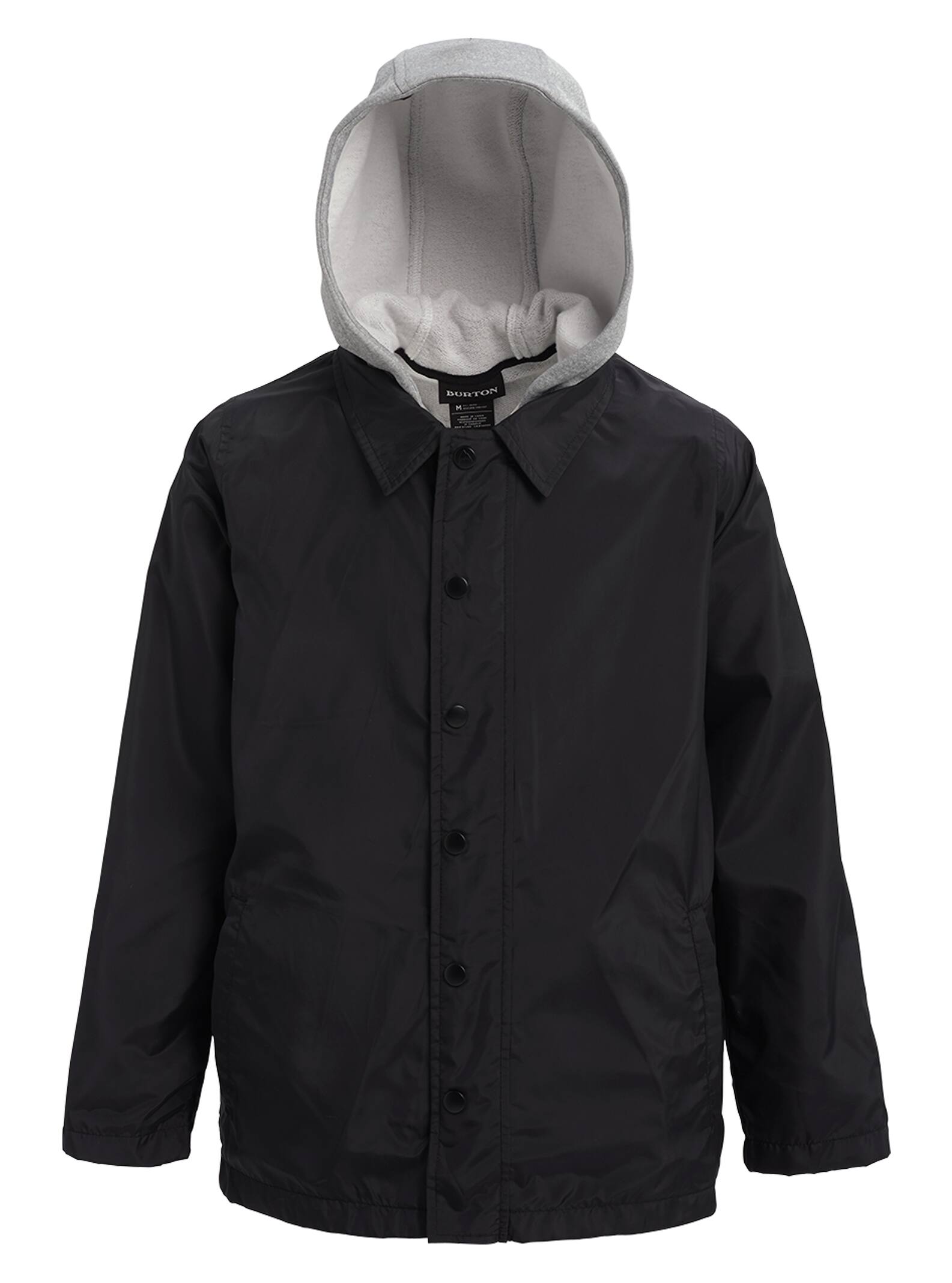 Burton - Veste d'entraîneur Ripton enfant, True Black / Gray Heather, L