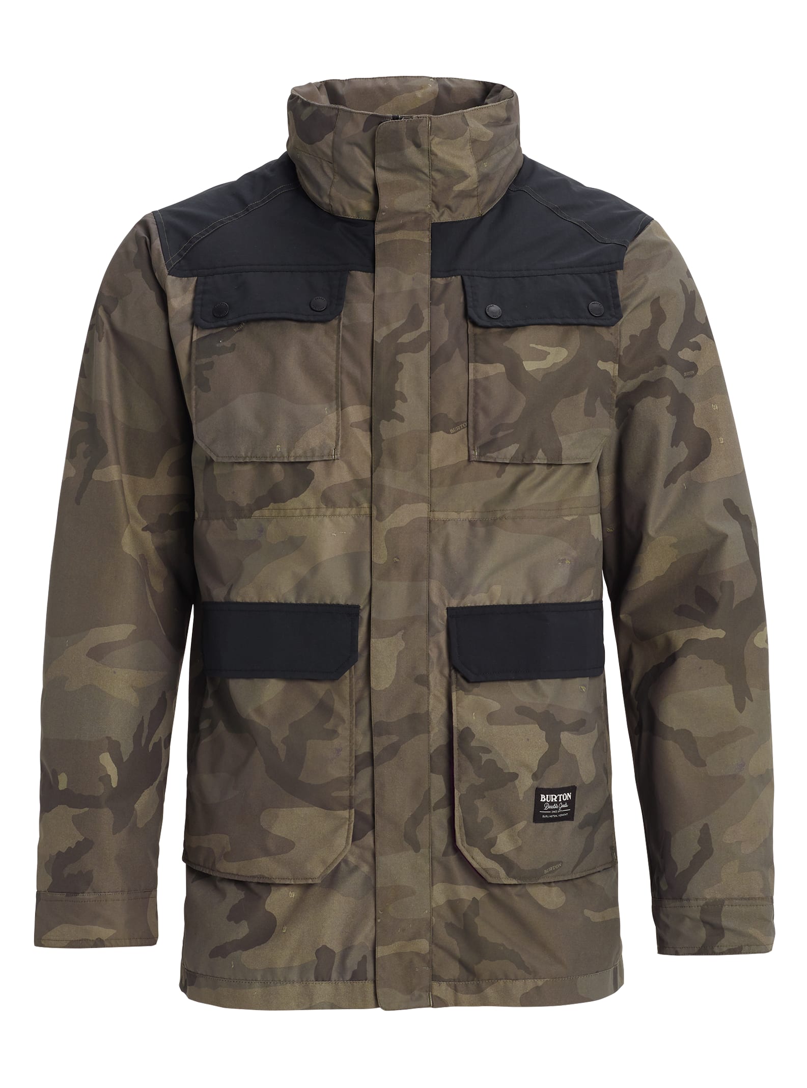 Burton - Veste Falldrop homme, Worn Camo, S