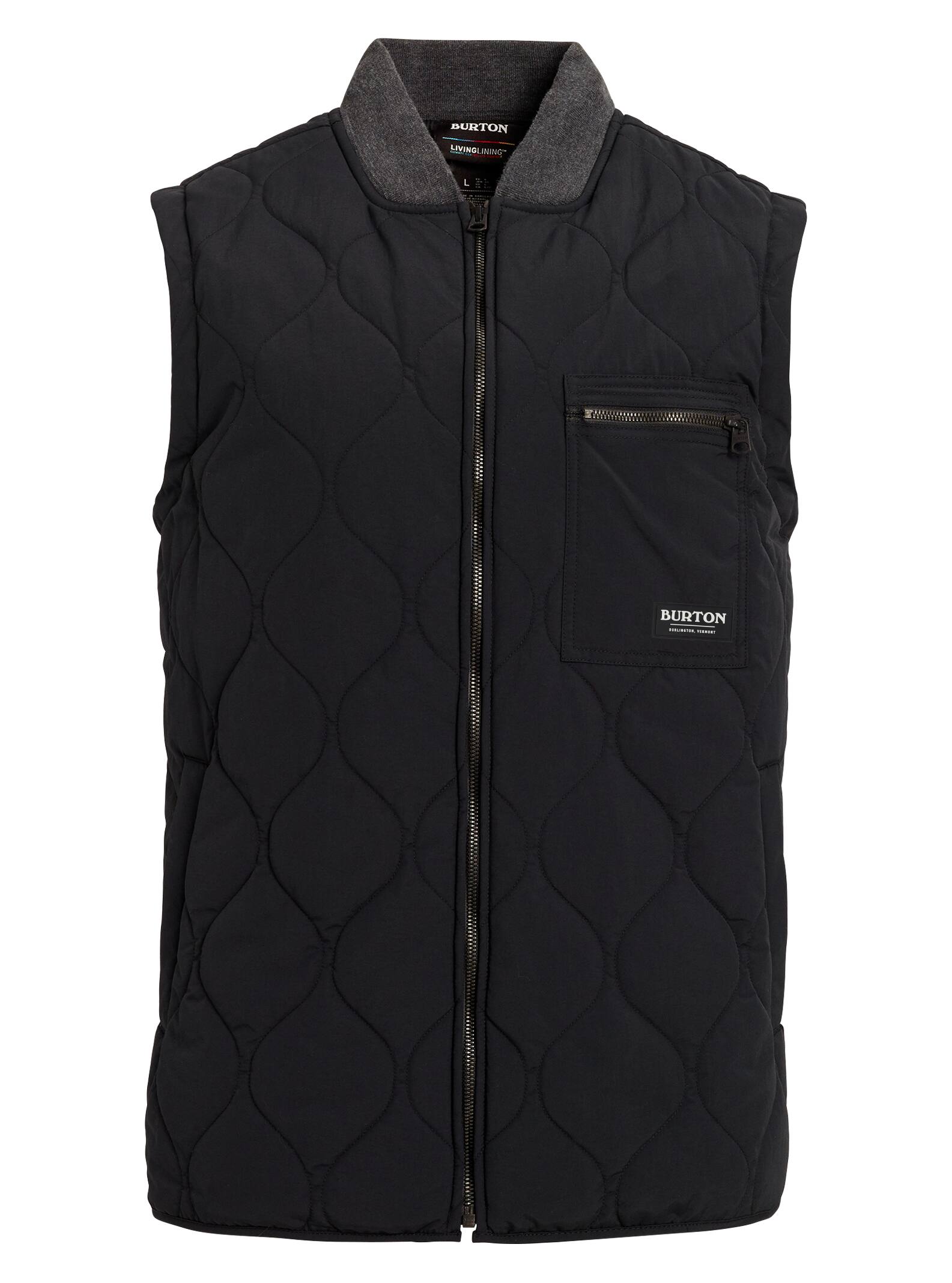 Burton - Veste sans manches Mallet homme, True Black, XS